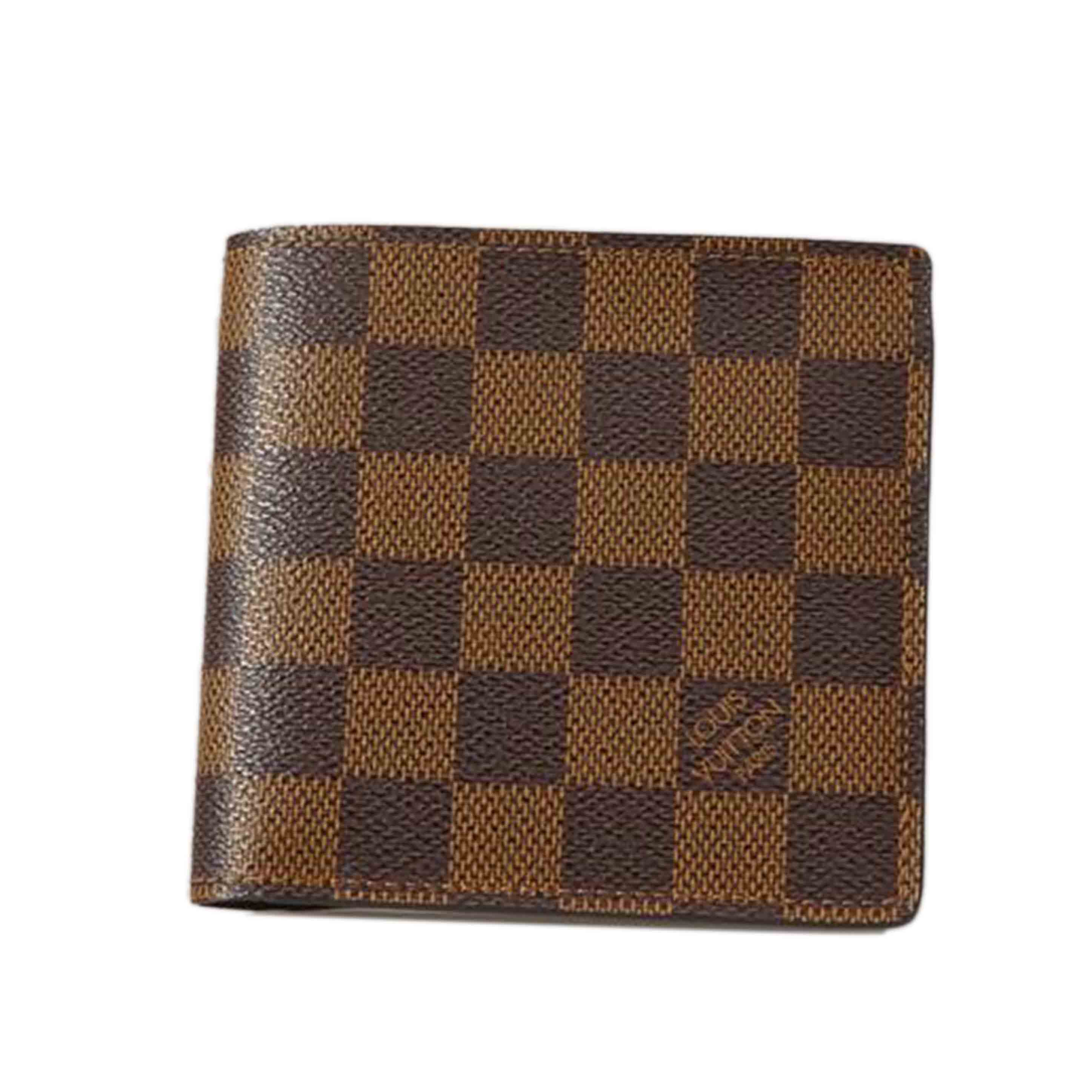 LOUIS VUITTON ルイ･ヴィトン/ポルトフォイユ･マルコ/ダミエ エベヌ/N61675/CA0***/ABランク/76【中古】