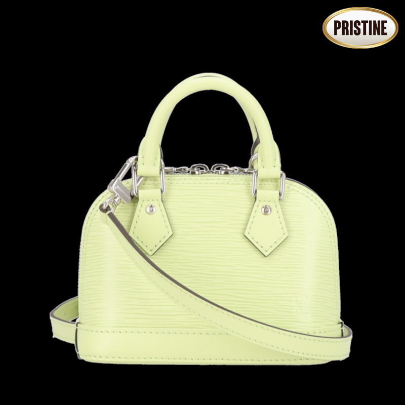 【Pristine Condition】LOUIS VUITTON ルイ・ヴィトン/ナノアルマ/エピ・ヴェールノト/M82403/RFI*/S序列付ける/75【中古】