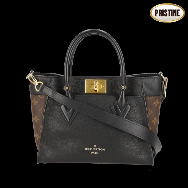 【Pristine Condition】LOUIS VUITTON ルイ・ヴィトン/オンマイサイドPM/モノグラム・ノワール/M57728/RFI*/A序列付ける/75【中古】