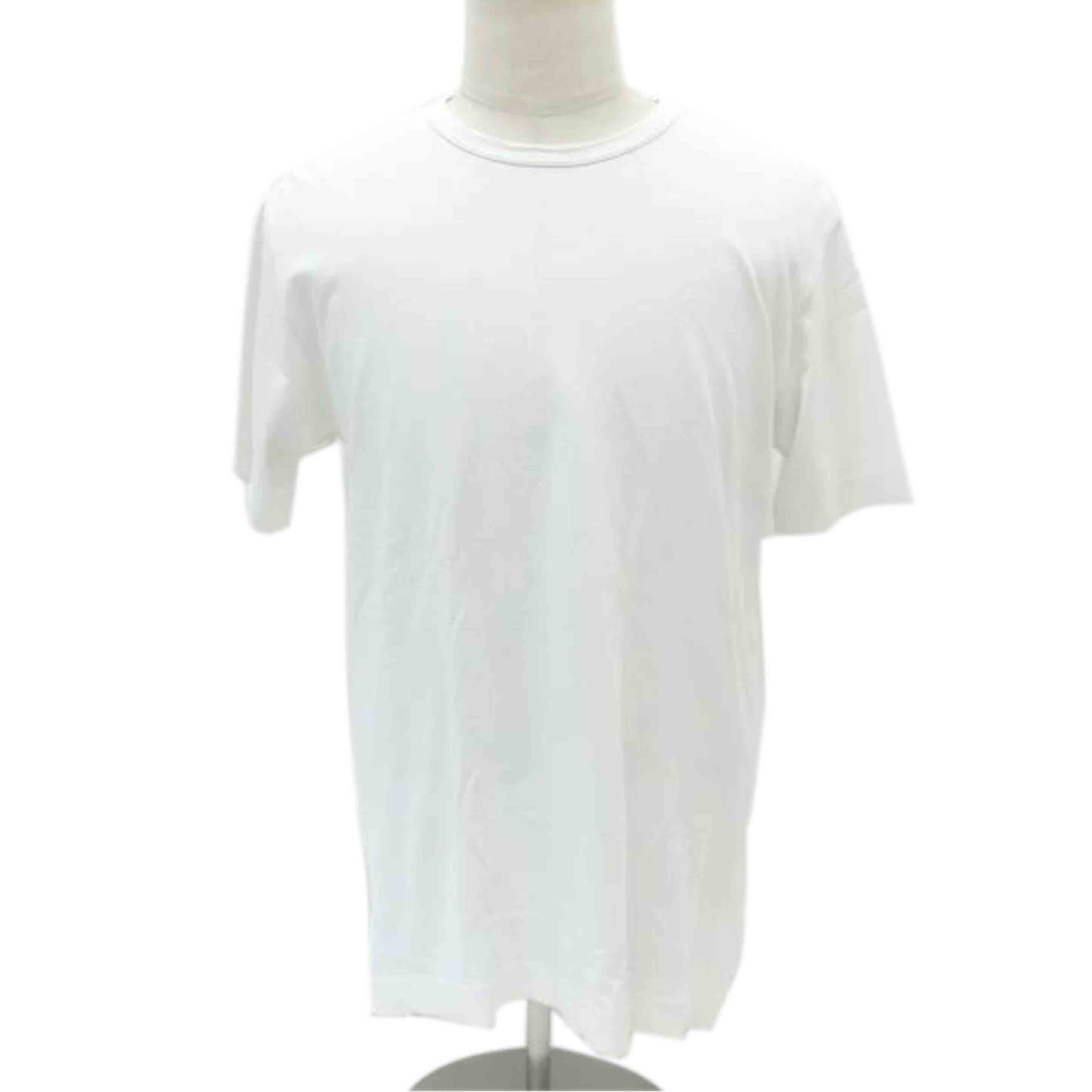 COMME des GRARCONS コムデ給仕/バックプリントロゴティーシャツ/白いこと/S25120/AB位置付ける/22【中古】 トップス-メンズファッション-Tシャツ・カットソー