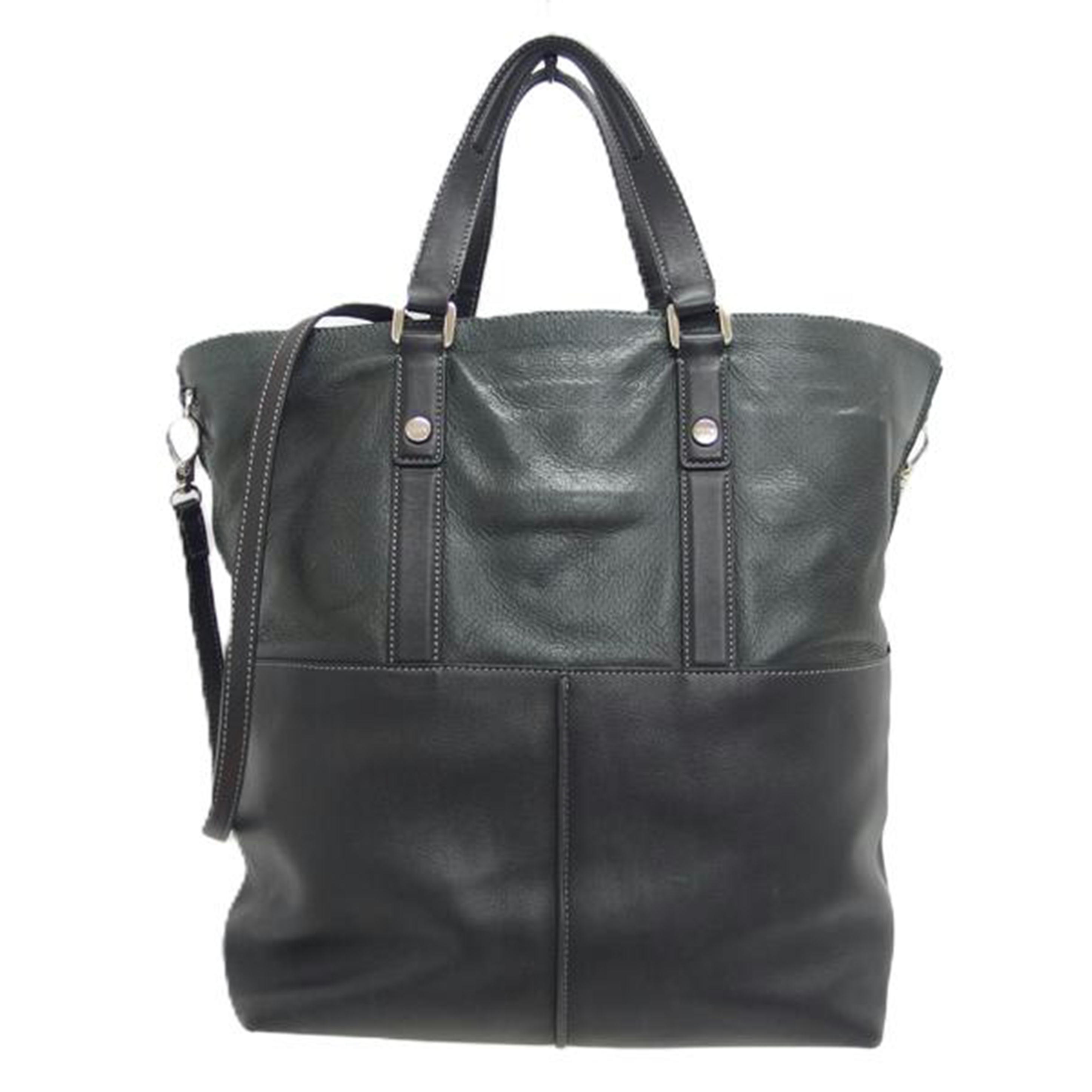 トッズ　トートバッグ　ネイビー 楽天市場】TOD'S トッズ/ダブルストライプ レザートートバッグ