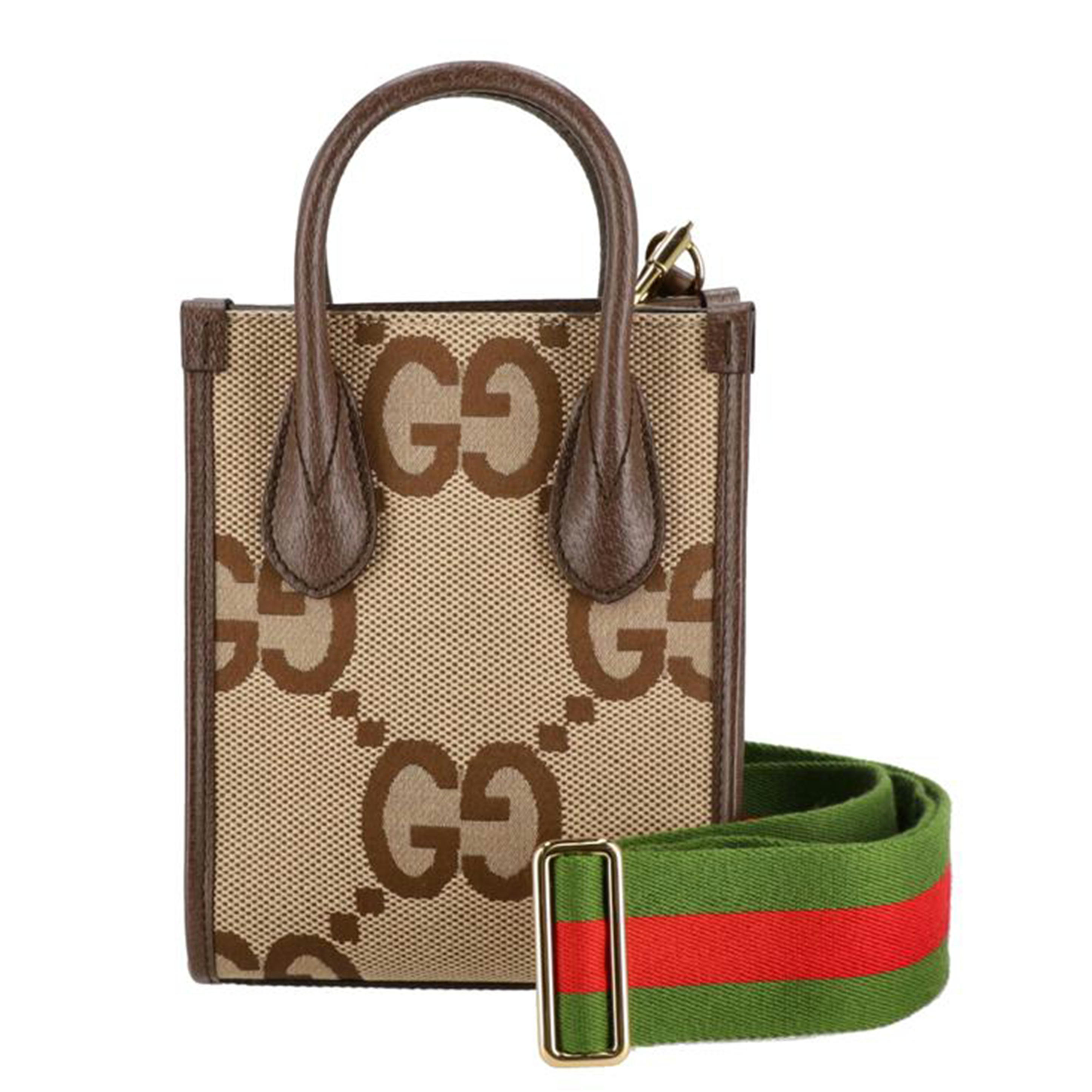 GUCCI グッチ/ジャンボGG ミニトートバッグ/699406/493***/A価値づける/09【中古】