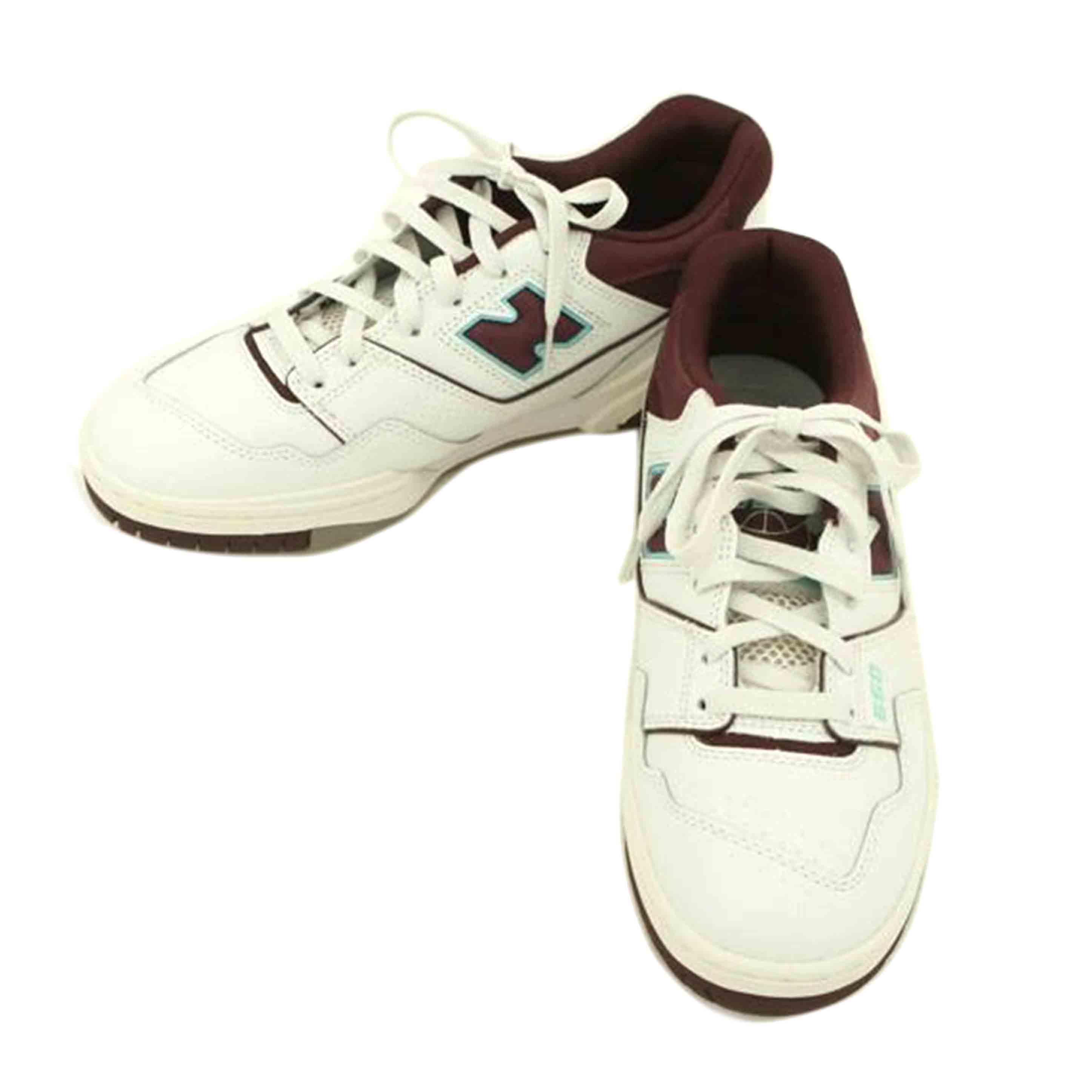 New balance ニューバランス/NBスニーカー ホワイト×バーガンディ/BB550WBG/SAランク/75【中古】