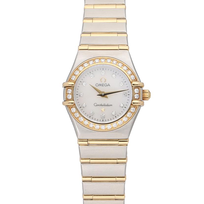 美品 オメガ コンステレーション 12Pマルチ ベゼル ダイヤ シェル 時計 19497-1.jpg