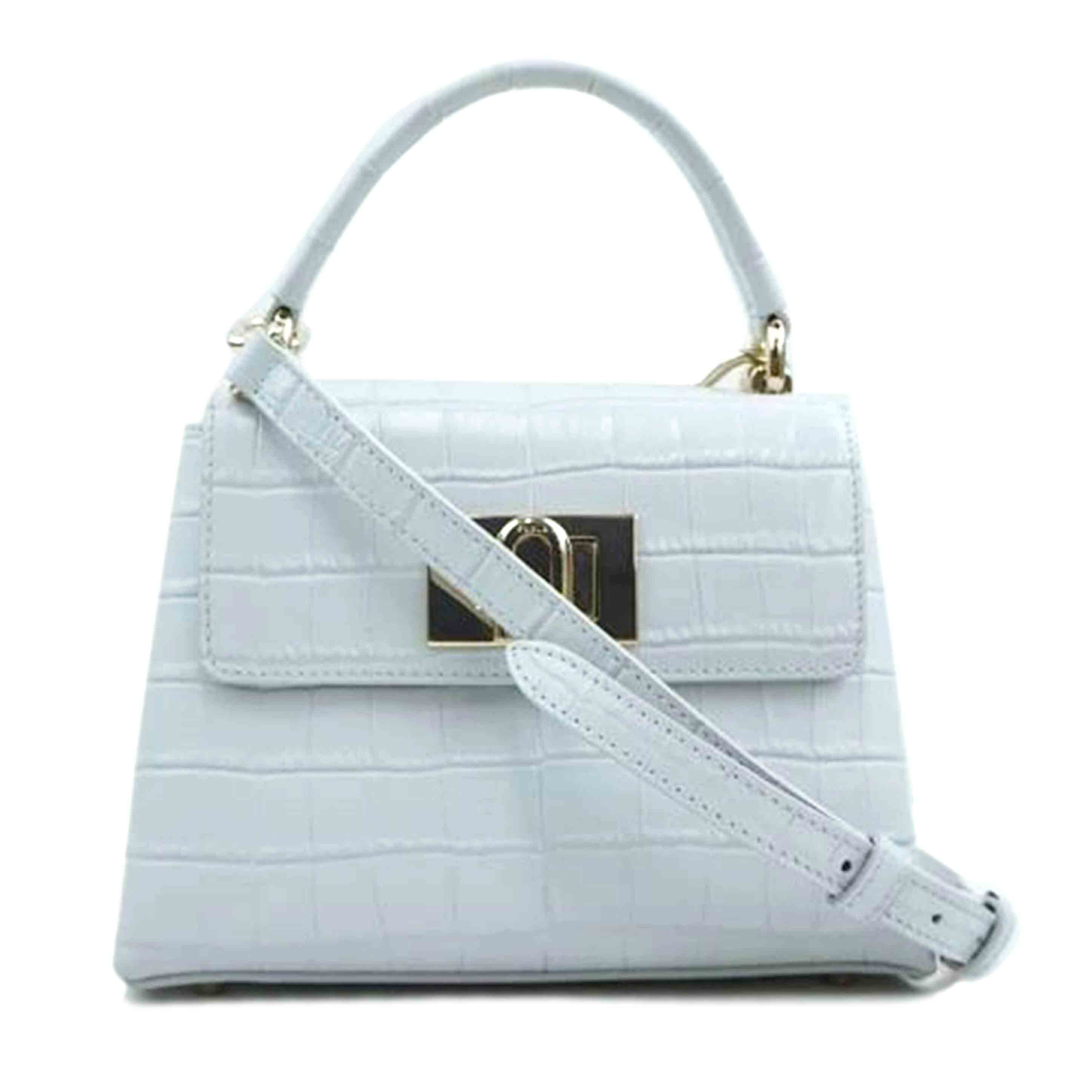 【美品】フルラ エレナ 2way ハンドバッグ レザー 斜め掛け 手提げ ピンク FURLAフルラ 2wayミニショルダーバッグ エレナ レザー白 袋付き ここあ