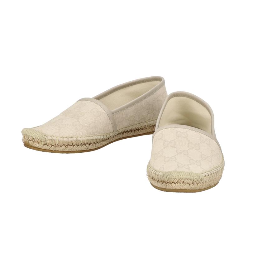 楽天市場】【グッチ】Gucci GGキルティング キャンバス エスパドリーユ