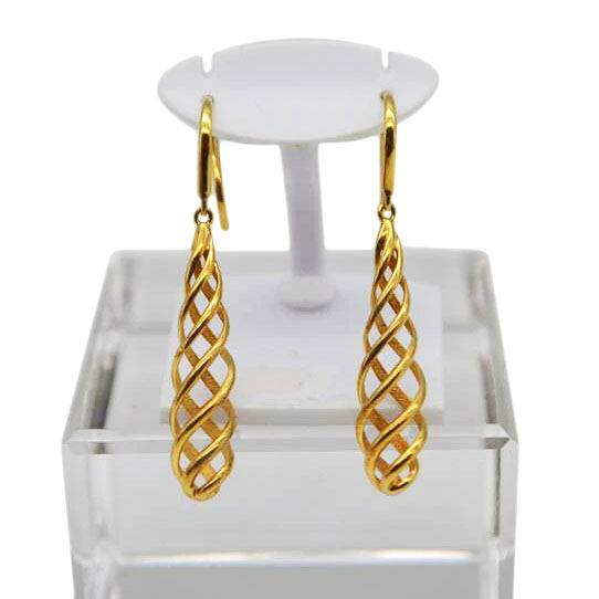 TIFFANY&Co. ティファニーアンドコウ/ルーチェドロップピアス 750/3.8g/AU750/ABランク/89【中古】