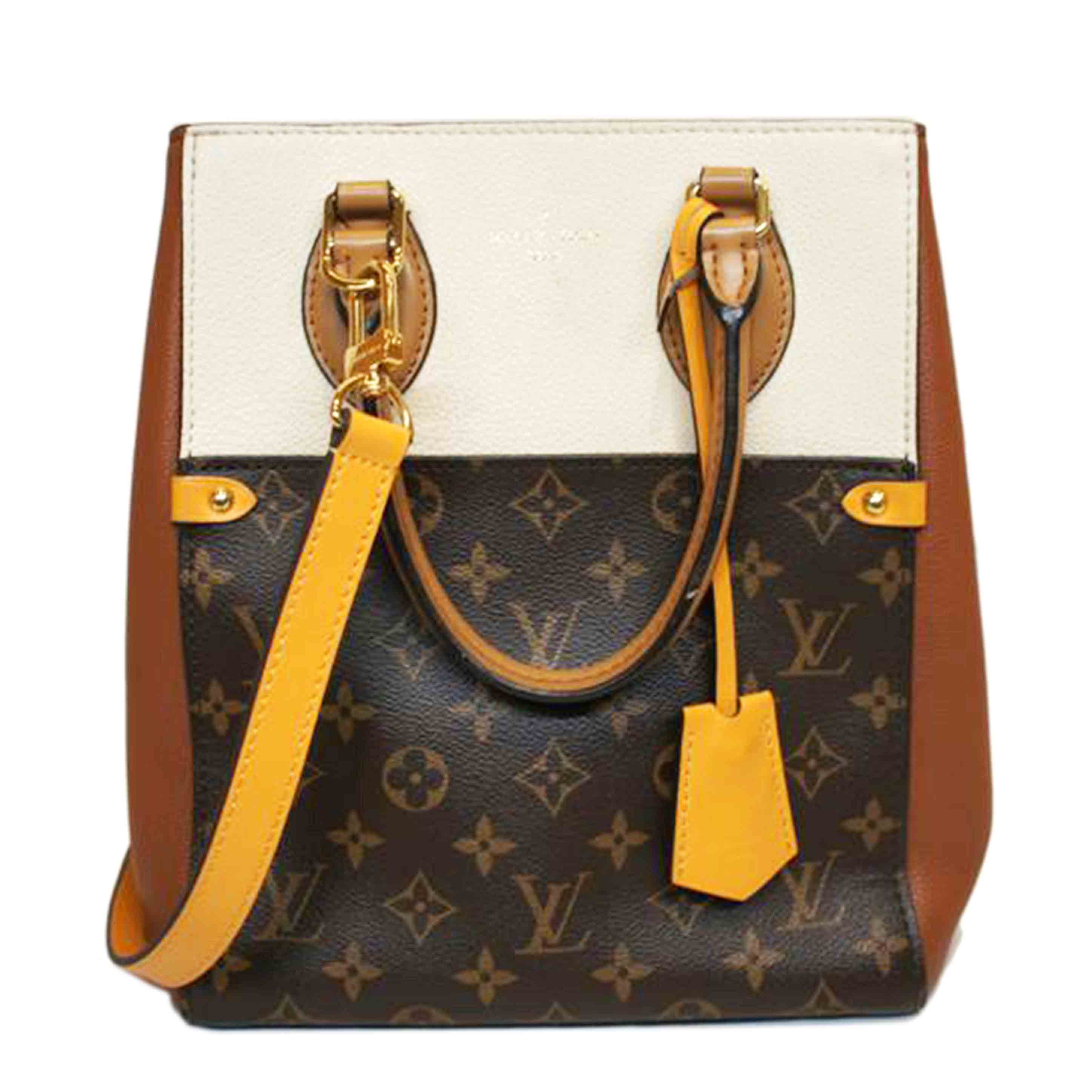 ルイヴィトン フォールドトート ショルダーバッグ ダミエ ブラウン M45409 ルイ・ヴィトン(LOUIS VUITTON)ルイ・ヴィトン フォールド