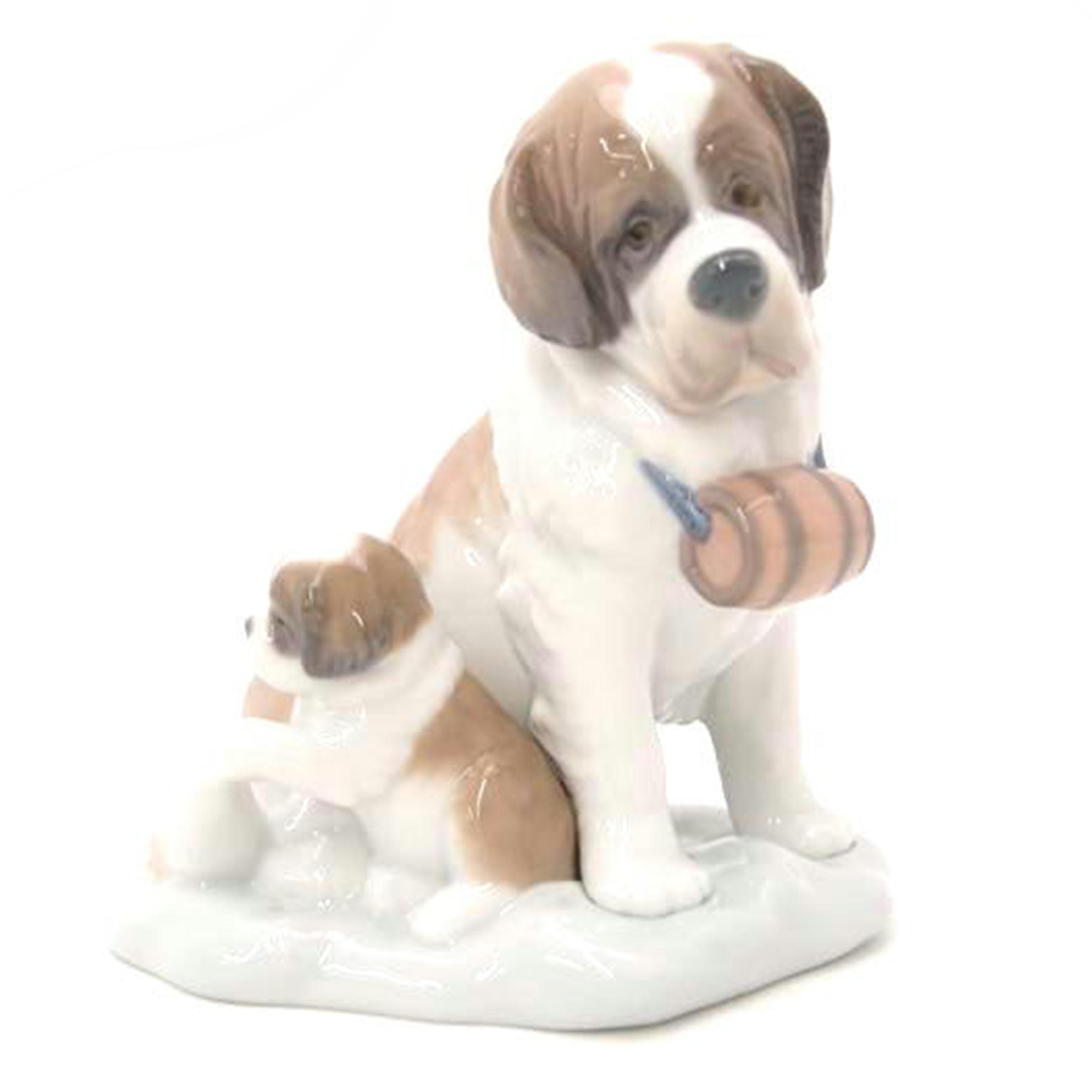 LLADRO リヤドロ/セントバーナードの親子/8170/Aランク/69【中古】
