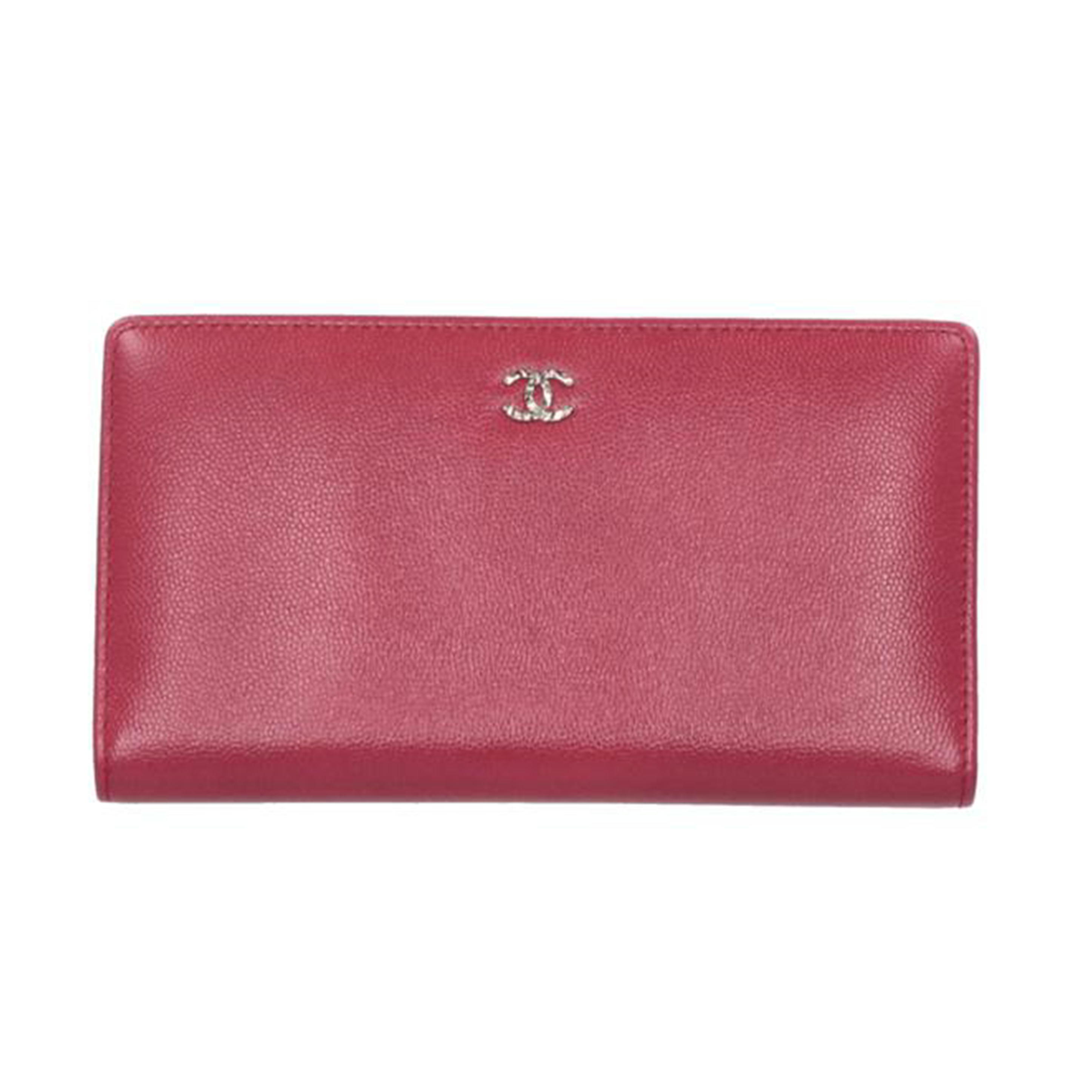 CHANEL シャネル/ミニキャビアスキン/セブルガ/長財布/183*****/SAランク/93【中古】