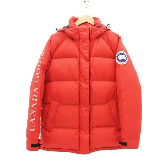 CANADA GOOSE カナダグース/取りかかる上衣/落ち込む上衣/赤いこと/2076L/A序列付ける/18【中古】