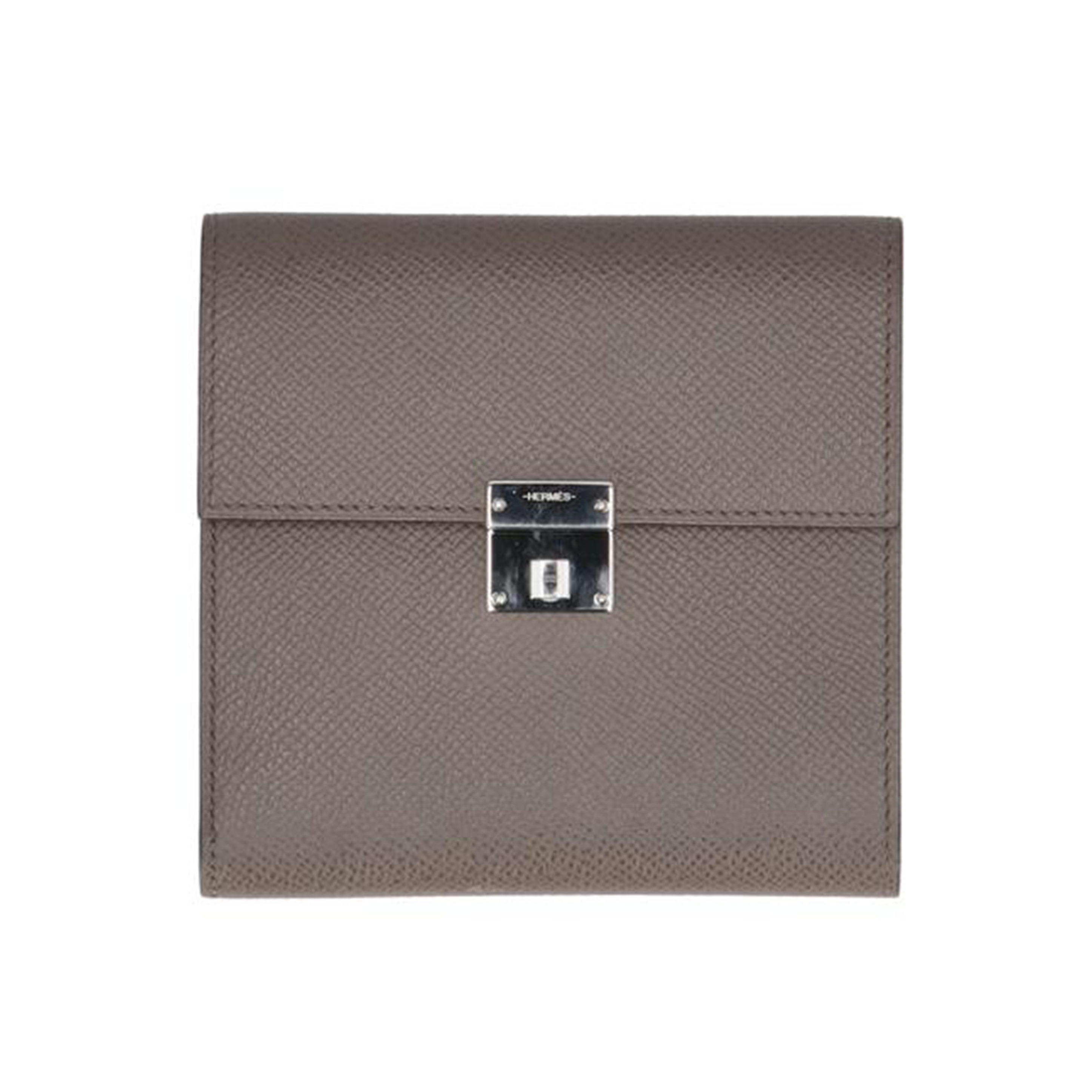 HERMES エルメス/クリック12ヴォーエプソン/エトゥープ/A N**************/Aランク/75【中古】