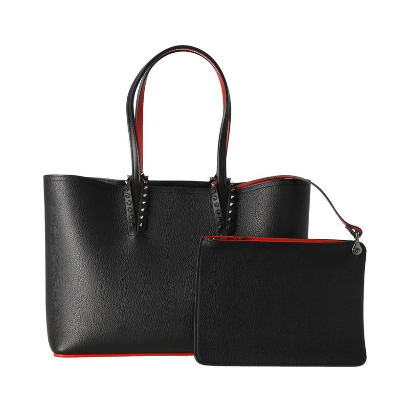 美品　ルブタン　スタッズボストンバッグ黒 Christian Louboutin】クリスチャンルブタン『スタッズ ボストン