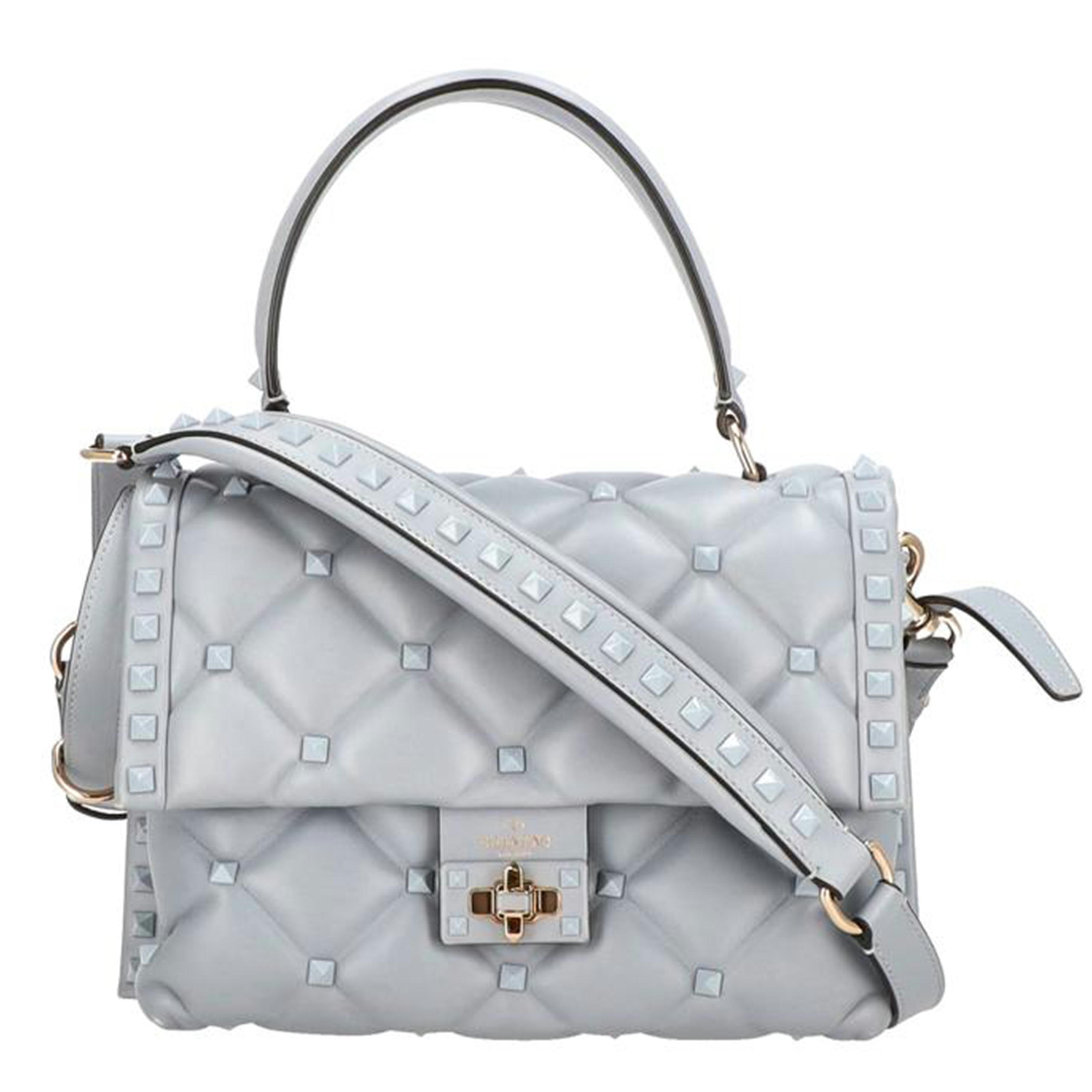 VALENTINO/キャンディスタッズトップハンドル/QW0B0B55PYW/AB序列付ける/85【中古】