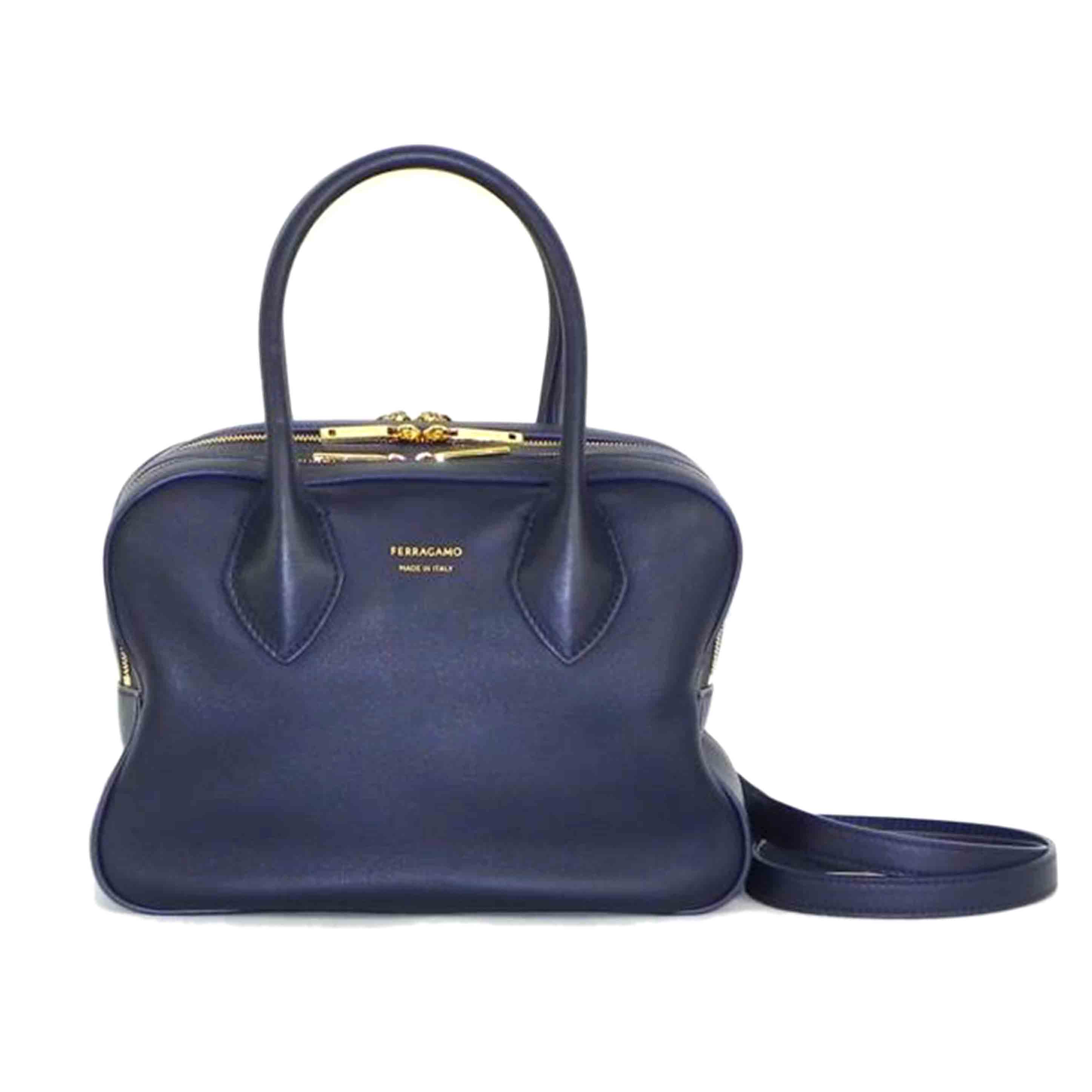FERRAGAMO フェラガモ/2wayショルダーバッグ/GG-218958/A序列付ける/81【中古】