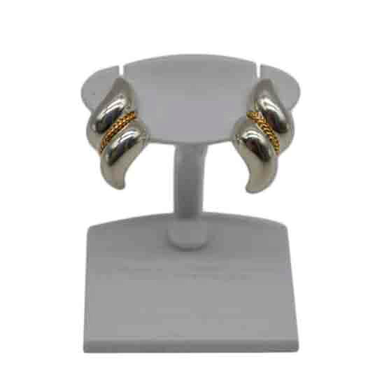 TIFFANY&Co. ティファニー/シェルツイストピアス SV/750/3.3g/ABランク/89【中古】