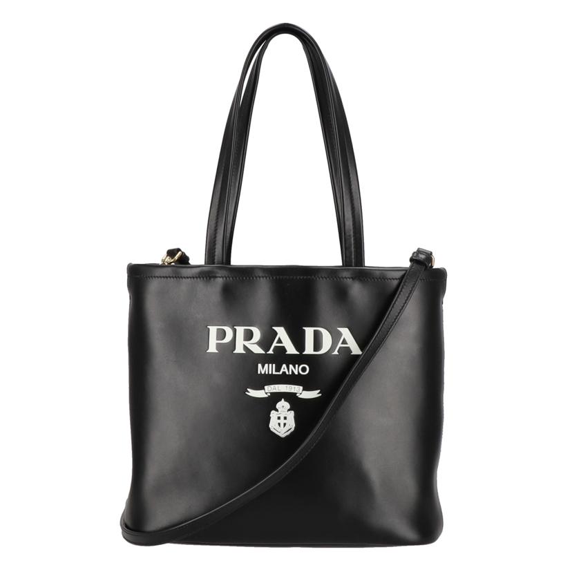 PRADA プラダ/2WAYロゴレザーショルダーバッグ/1BG507/A価値づける/91【中古】