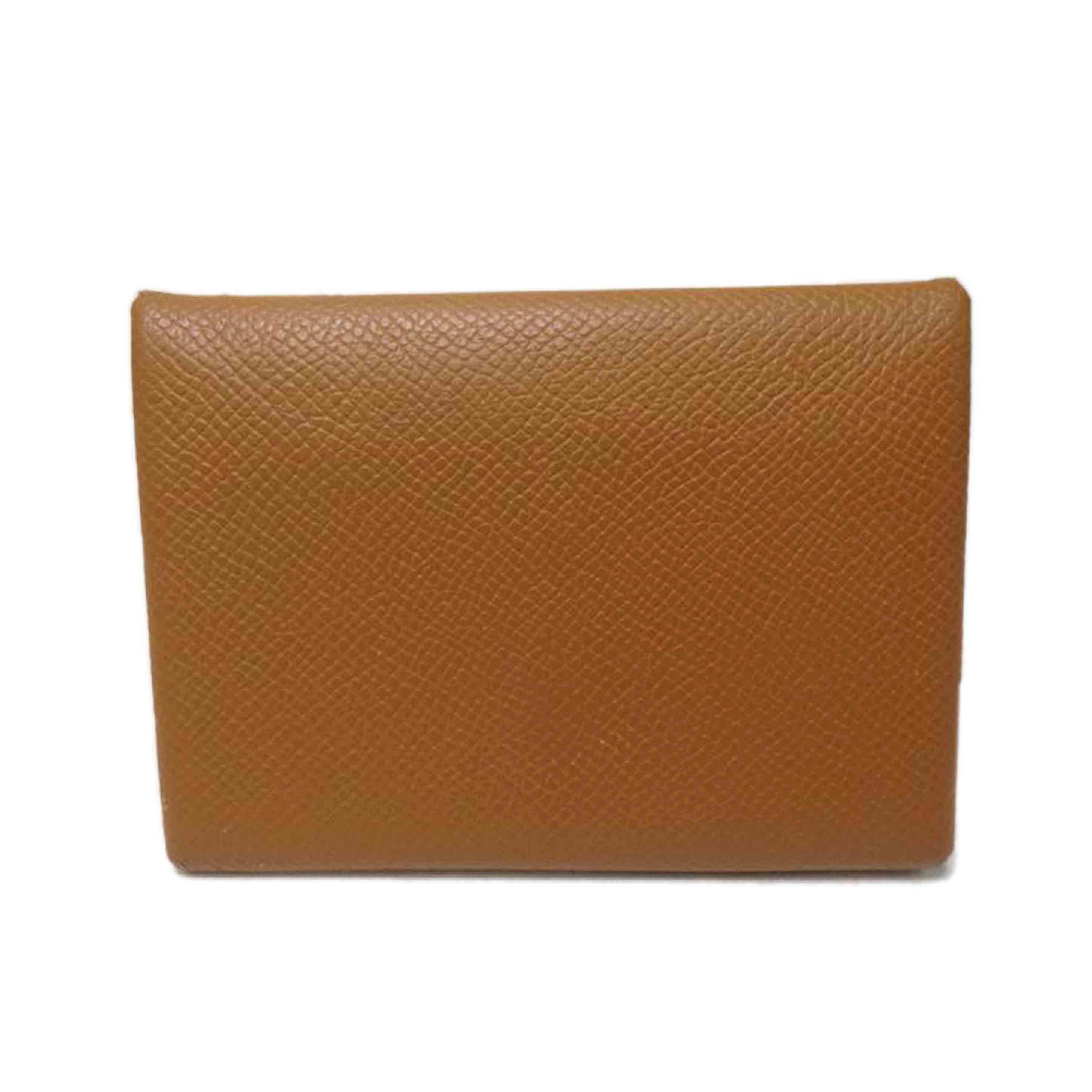 HERMES エルメス/カルヴィデュオ/ゴールド/ヴォーエプソン/B刻印/ABランク/84【中古】