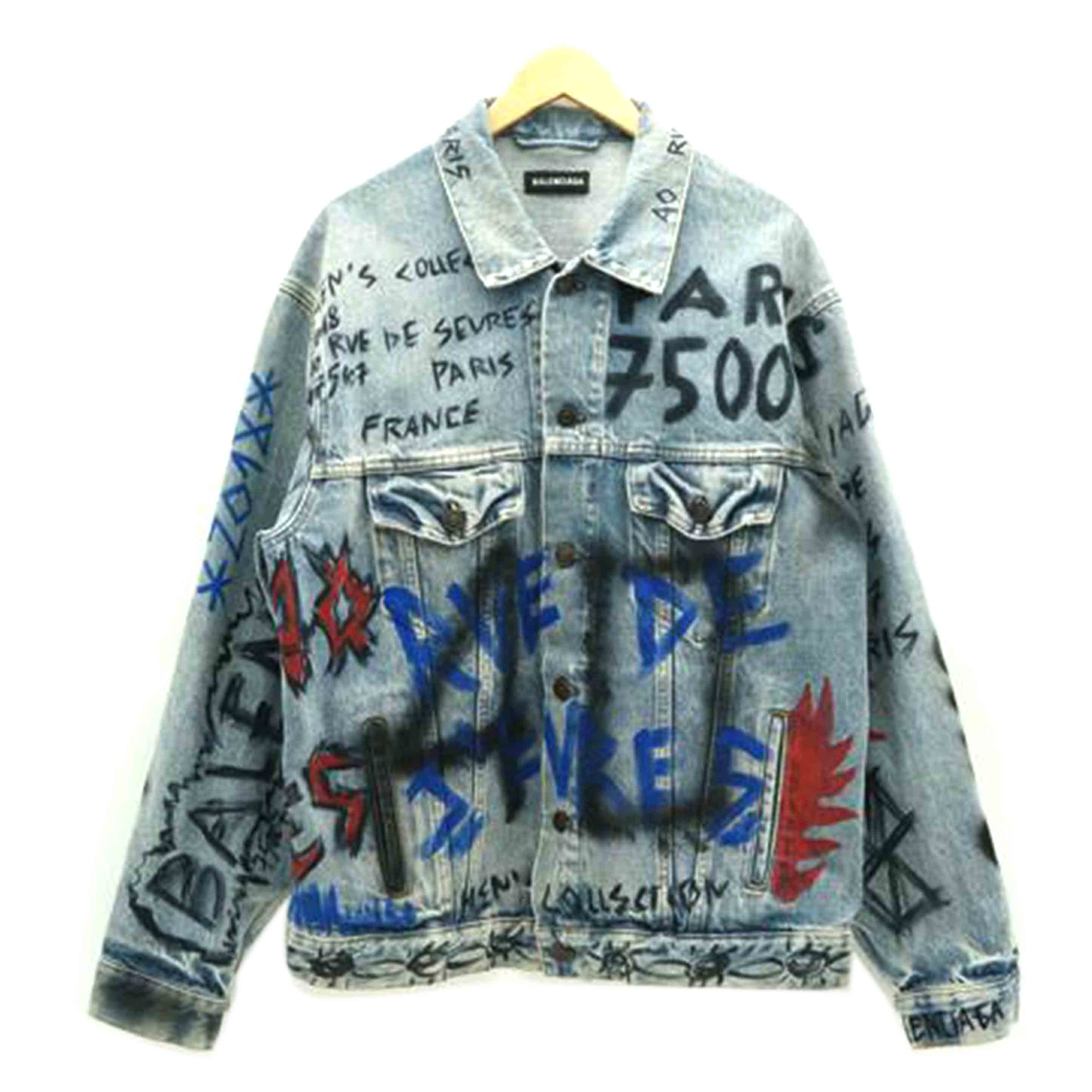 楽天市場】BALENCIAGA バレンシアガ/ デニムジャケット 44/487342/A