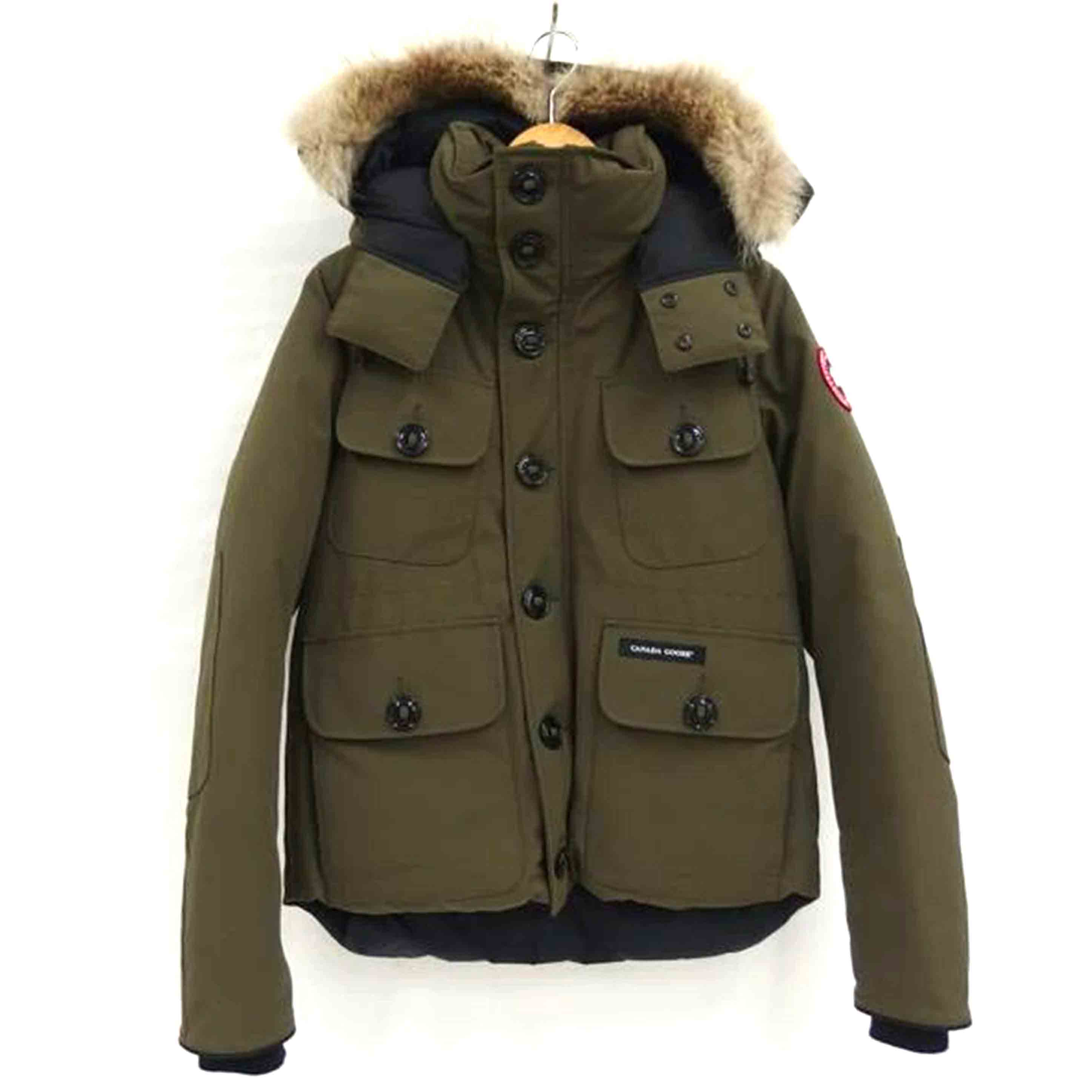 CANADA GOOSE カナダグース/ダウンジャケット/緑/ラッセルパーカー/2301JM/サイズS/ABランク/82【中古】