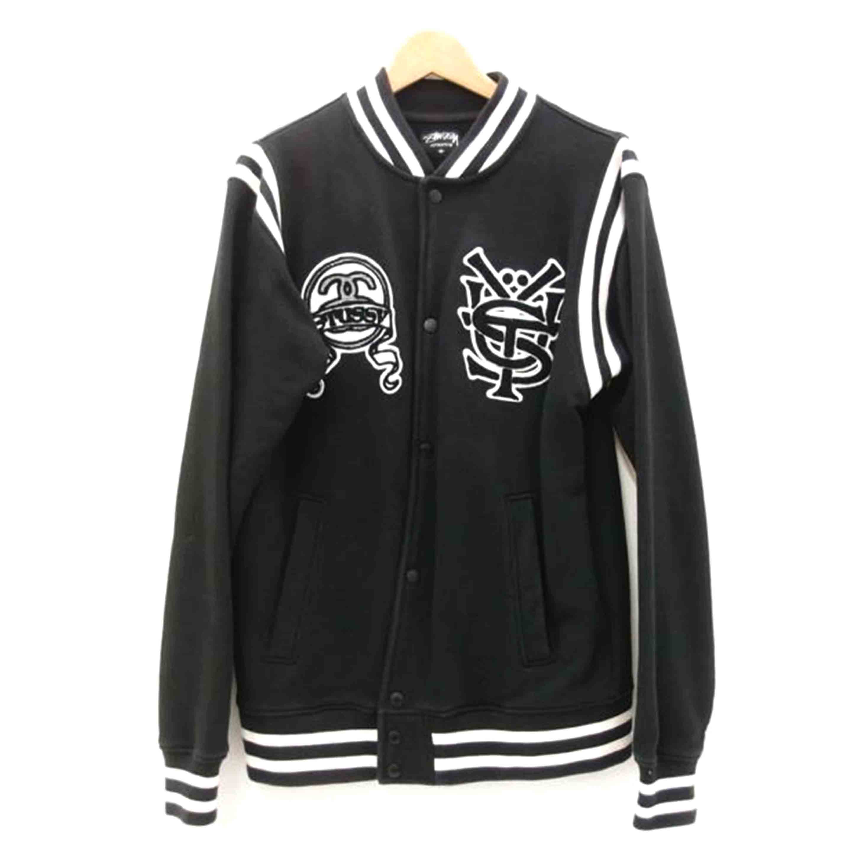 楽天市場】STUSSY(ステューシー)スタジャンサイズ：Mカラー：ネイビー