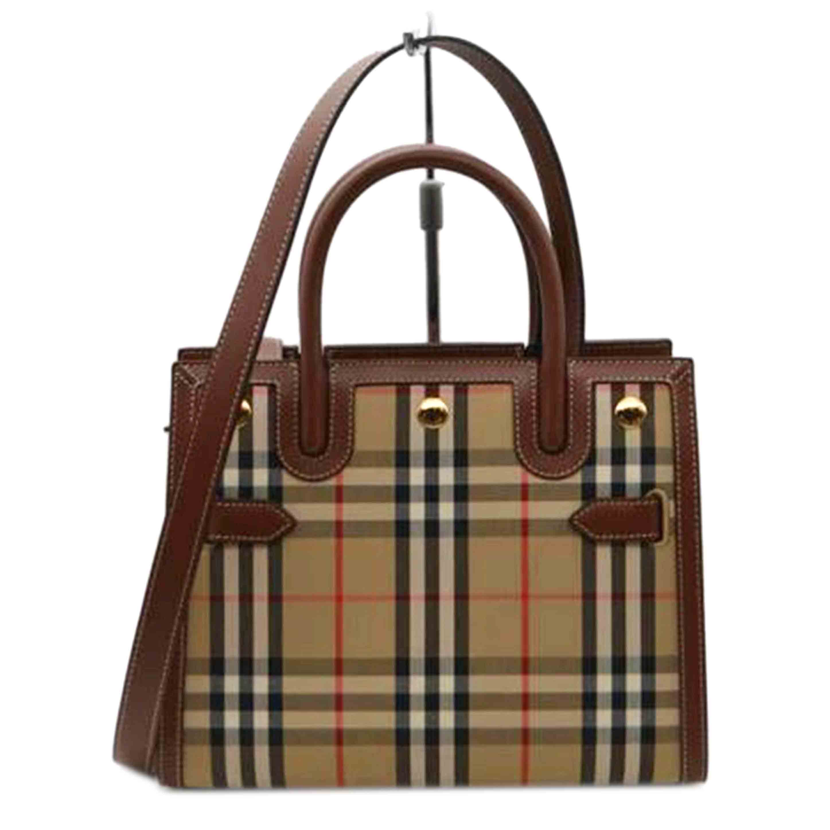 BURBERRY  バーバリー/ヴィンテージチェックタイトルミニ2wayなめし革お手々/8025267/SA価値づける/89【中古】