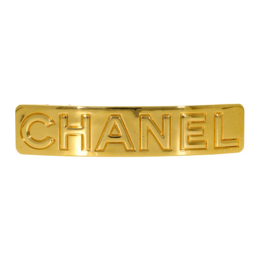 CHANEL シャネル/ロゴバレッタ/ゴールド/Bランク/06【中古】 32,435円