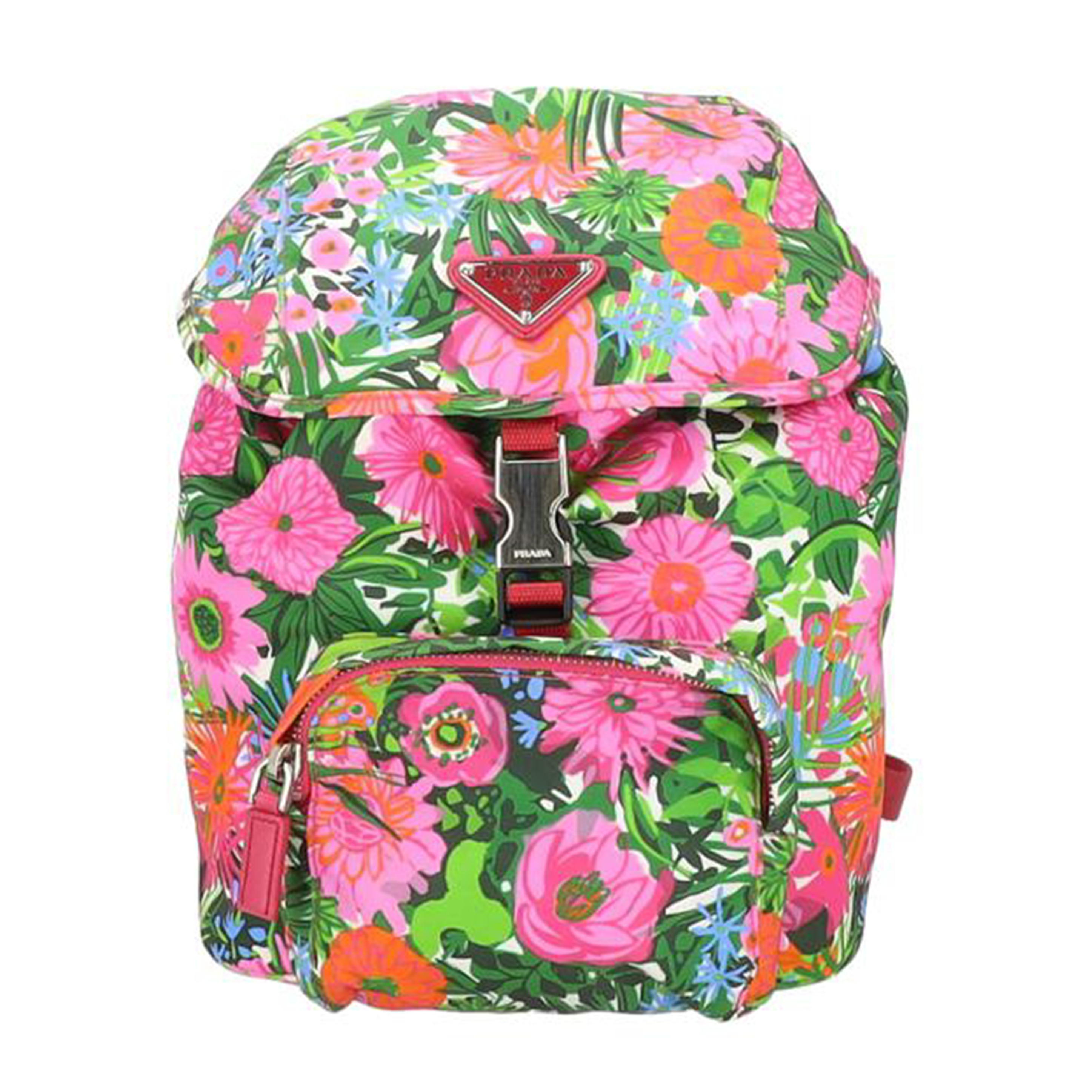 PRADA プラダ/ボタニカルバックパック/BZ0025/Aランク/91【中古】