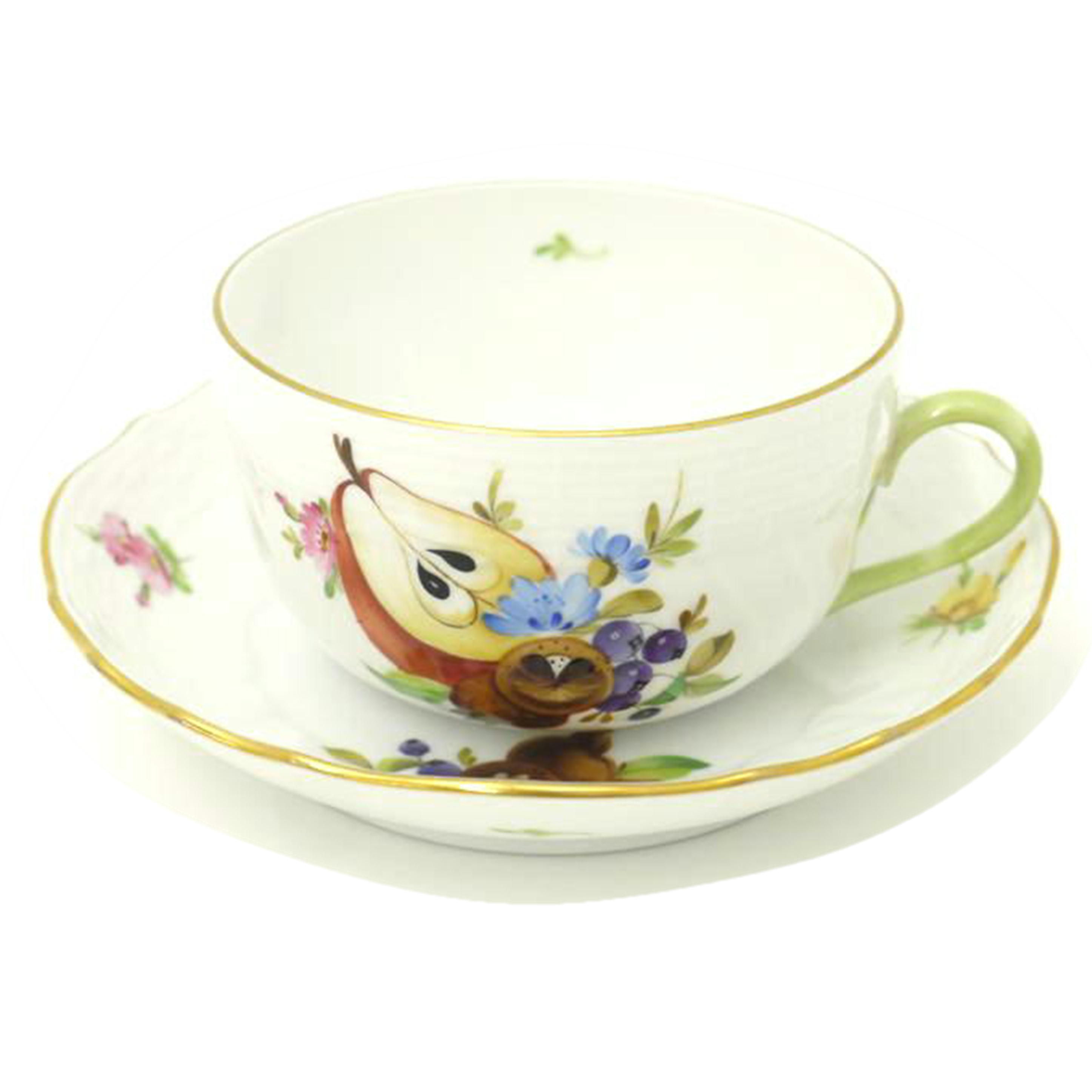 HEREND ヘレンド/紅茶優勝杯＆平円盤 フルーツ調査報告/A価値づける/69【中古】