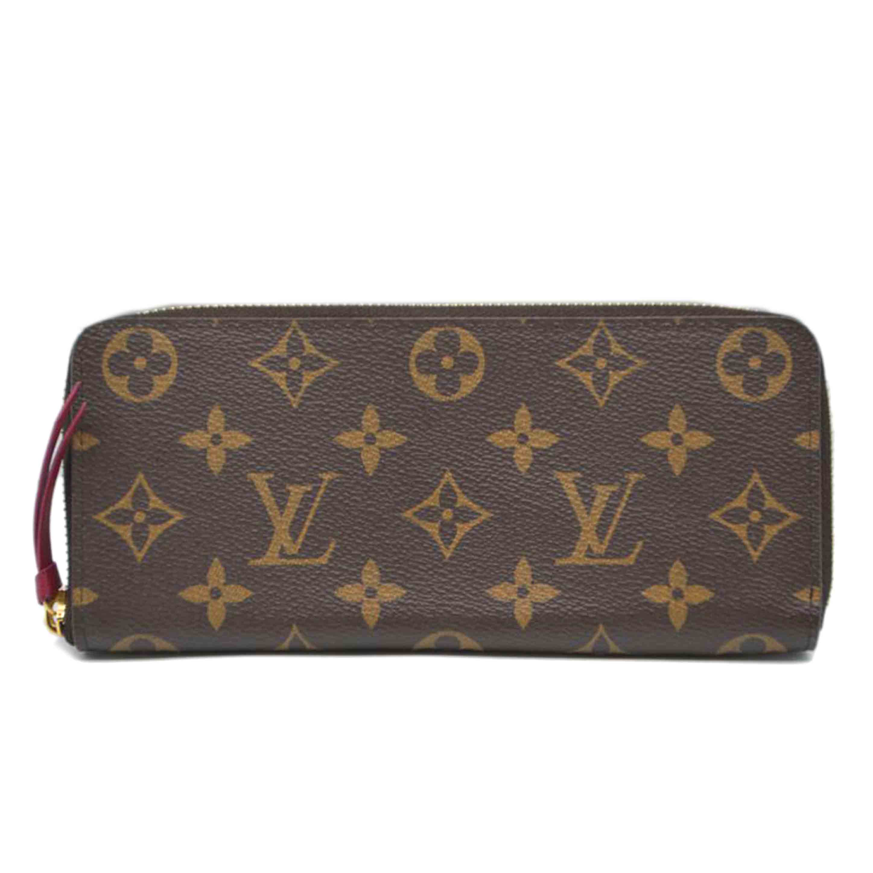 LOUIS VUITTON ルイ･ヴィトン/ポルトフォイユ･クレマンス/モノグラム/フューシャ/M60742/RFI****/A序列付ける/89【中古】