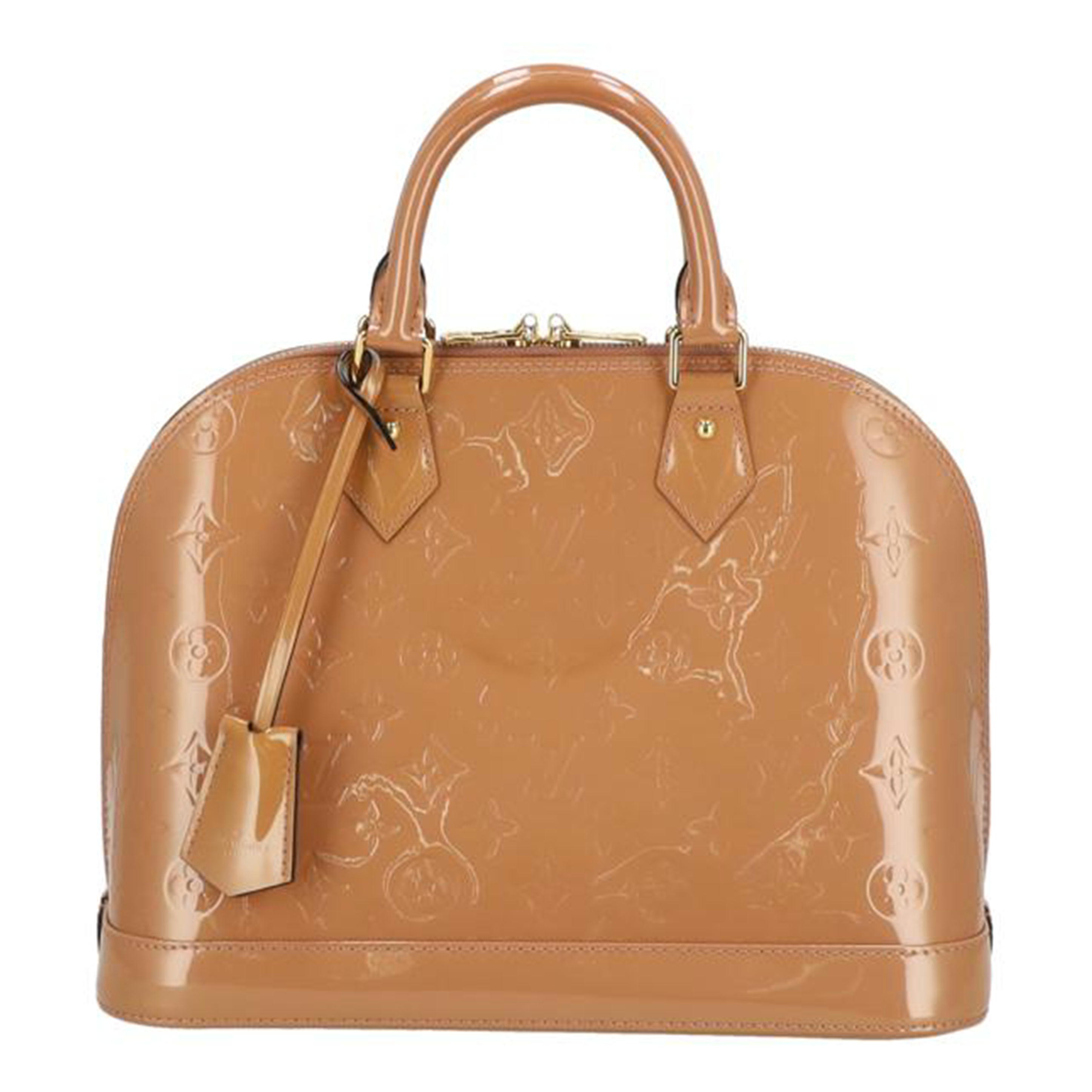 LOUIS VUITTON ルイ･ヴィトン/アルマPM/ヴェルニ/ローズヴェルール/M91583/FL0***/Aランク/94【中古】