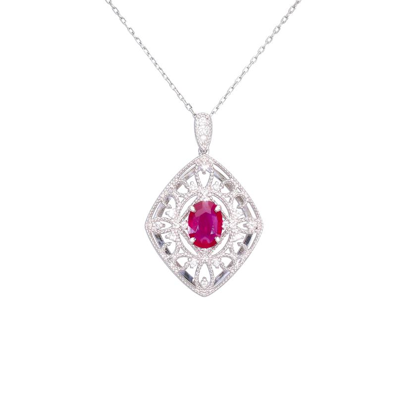 PtルビーDNC1.136ct45cm/1.136/0.12ct/ABランク/06【中古】｜ワンダーレックス 店