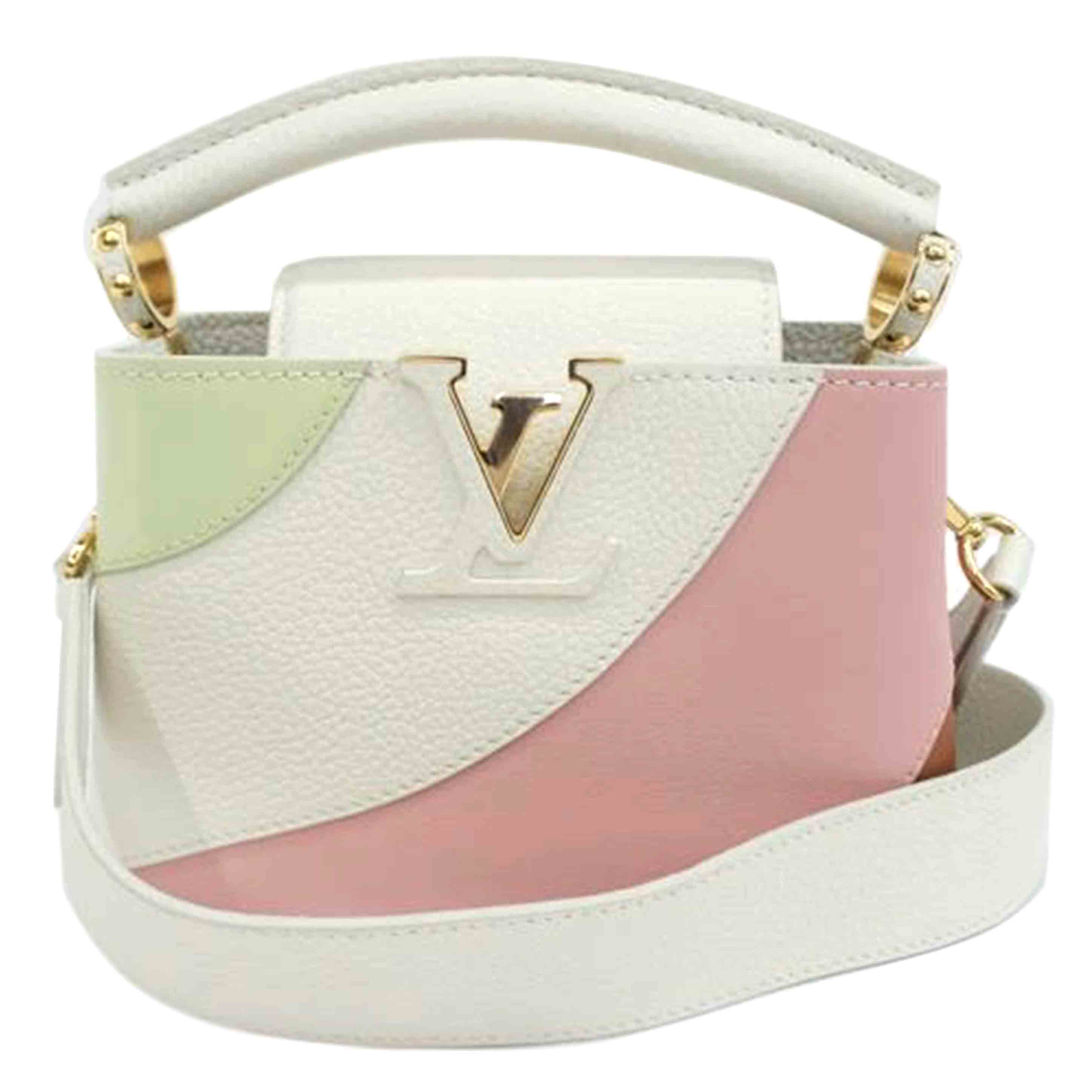 ルイヴィトン　カプシーヌMM スカーレット LOUIS VUITTON ルイ・ヴィトン カプシーヌミニ バッグ トリヨンレザー