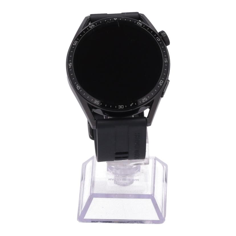 HUAWEI 毛革通い路/スマートウォッチ/HUAWEI WATCH GT3 46粍 運動競技模範例/JPT-B19/EEDTQ22116000269/B序列付ける/69【中古】