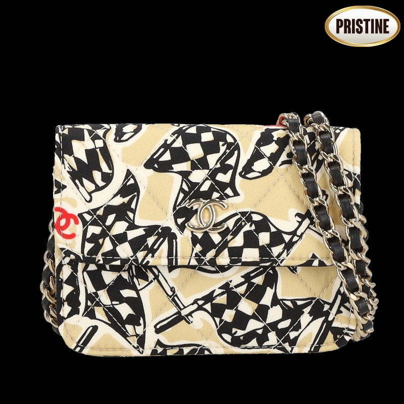 【Pristine Condition】CHANEL シャネル/ミニマトラッセキルティングチェーンショルダー /チェッカー信号旗/XL7*****/SA位置付ける/84【中古】 バッグ・小物・ブランド雑貨-バッグ-レディースバッグ