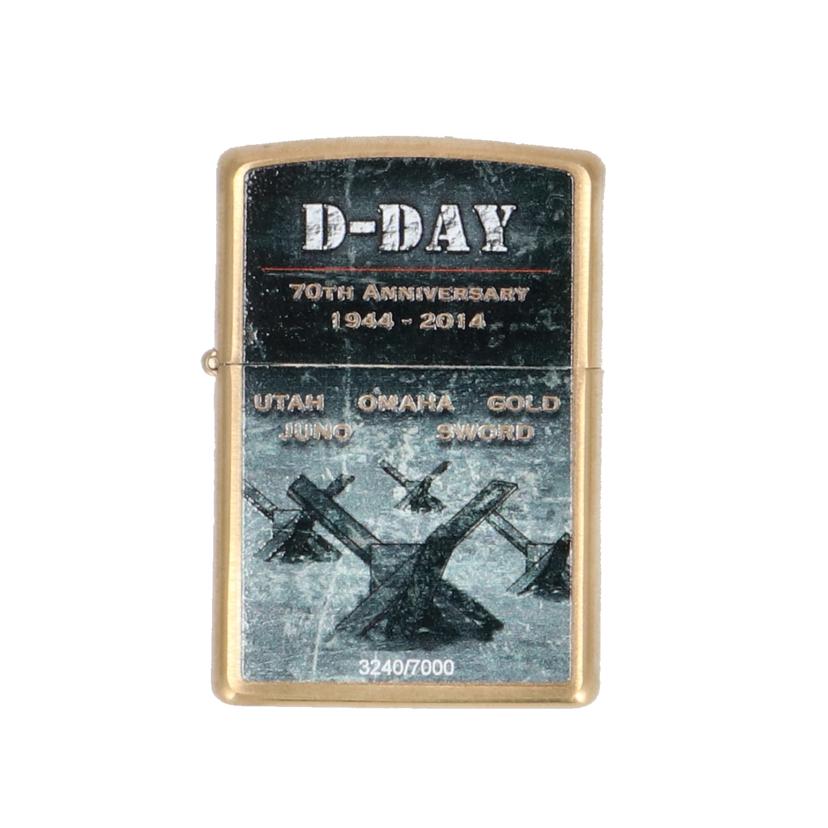 ZIPPO ジッポ/D－DAY 70th ANIVERSARY ライター/3240/7000/ABランク/91【中古】