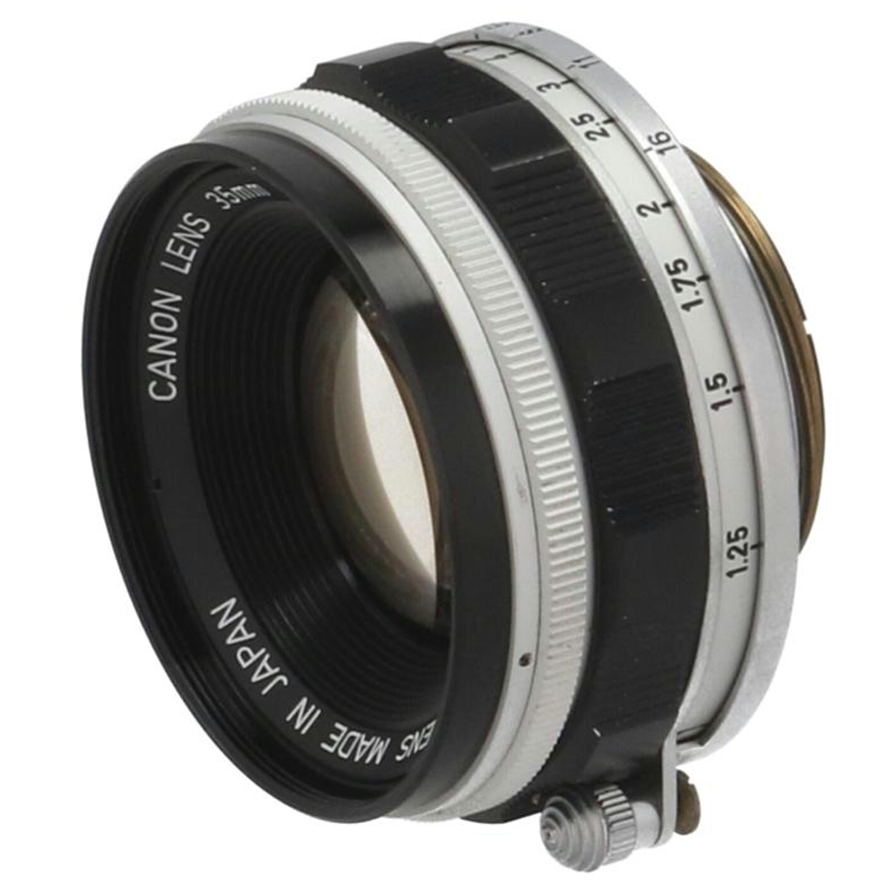 Canon 加農砲/取り替えっこ水晶体/CANON 35粍 F1.5(L)/16059/B価値づける/85【中古】