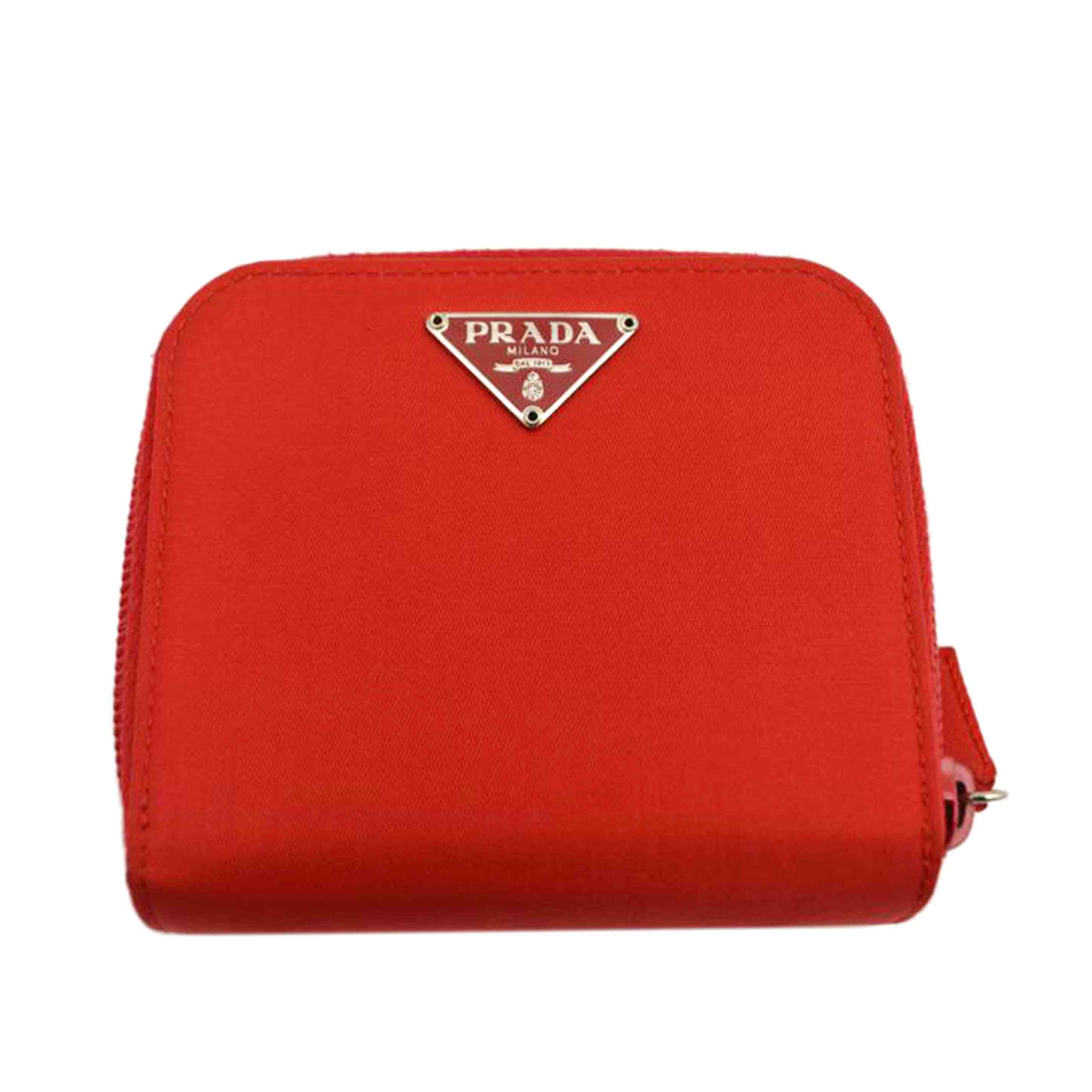 PRADA プラダ/テスートナイロンコンパクトジップ札入れ/1M0522/12/AB位置付ける/89【中古】 財布・ケース-レディース財布-バッグ・小物・ブランド雑貨