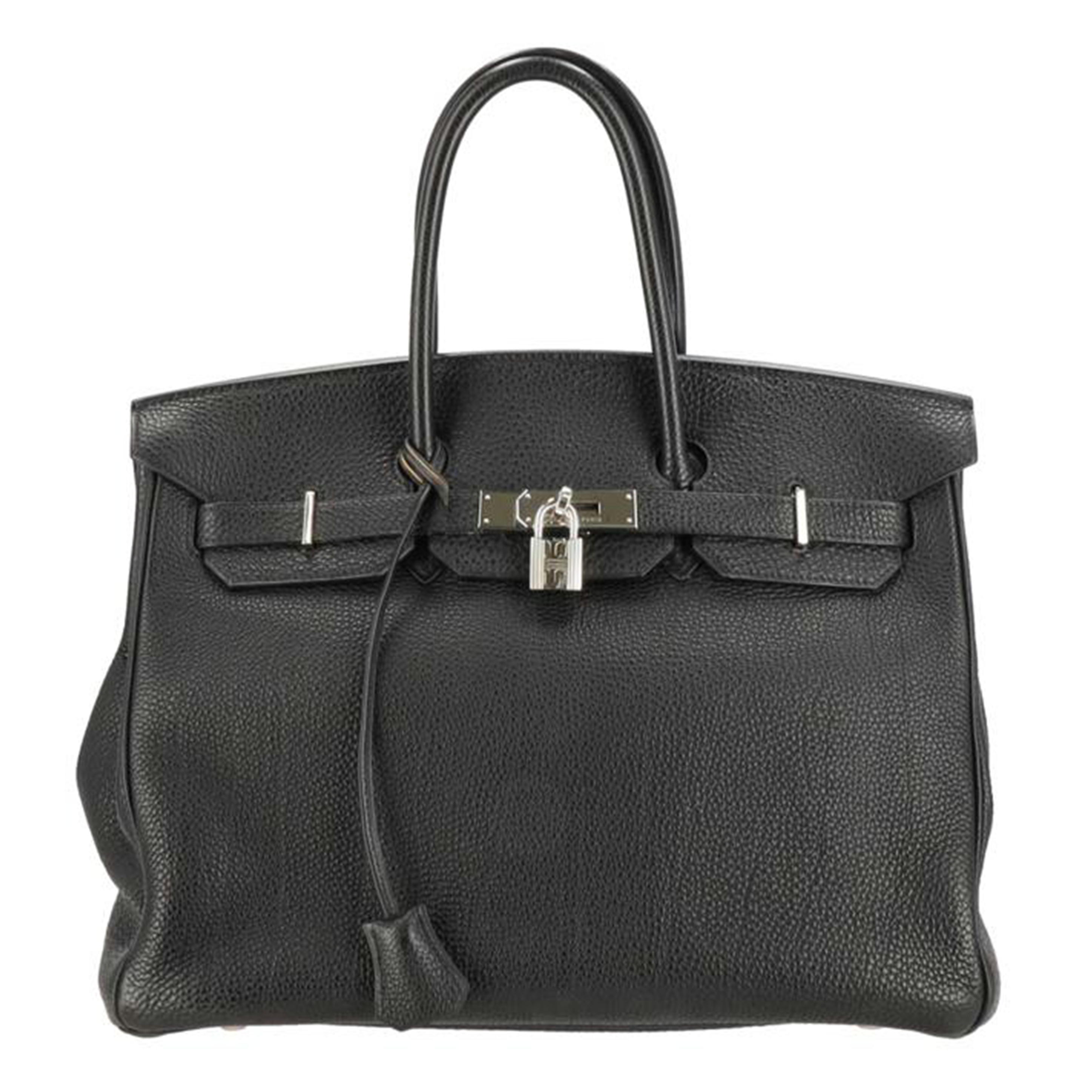 HERMES エルメス/バーキン35/フィヨルド/ノワール（弊社見立）/□H/ABランク/91【中古】