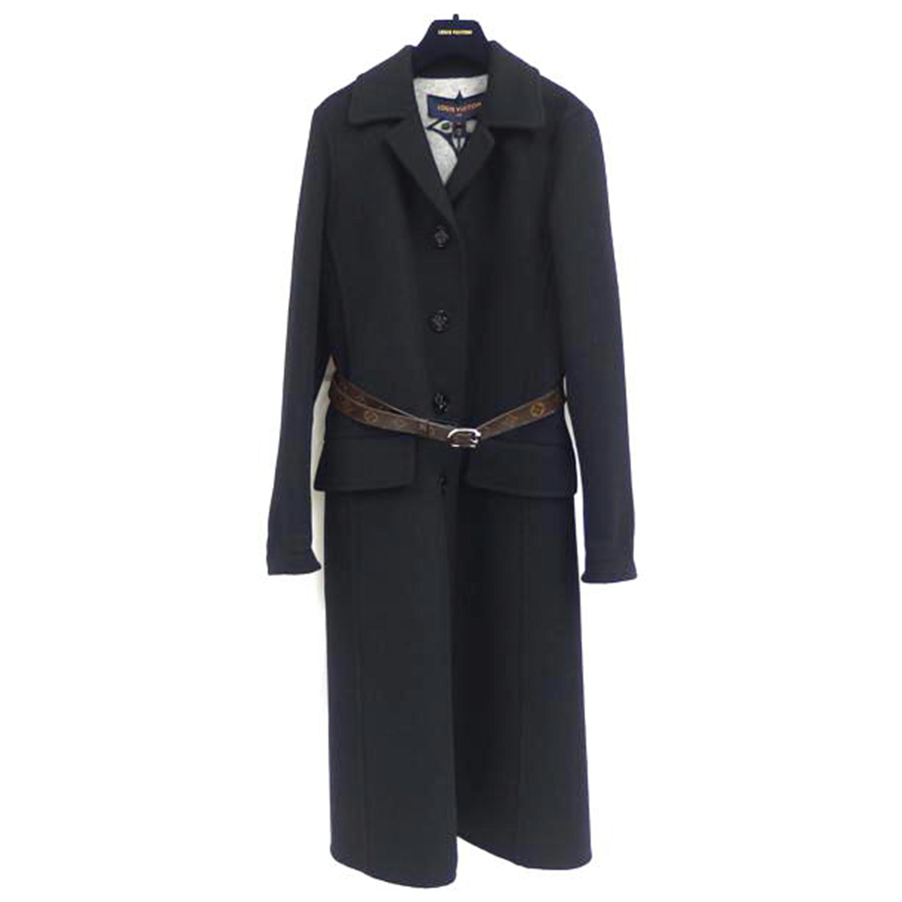 LOUIS VUITTON ルイ・ヴィトン/ベルティッドチェスターコート/ネイビー/Aランク/82【中古】