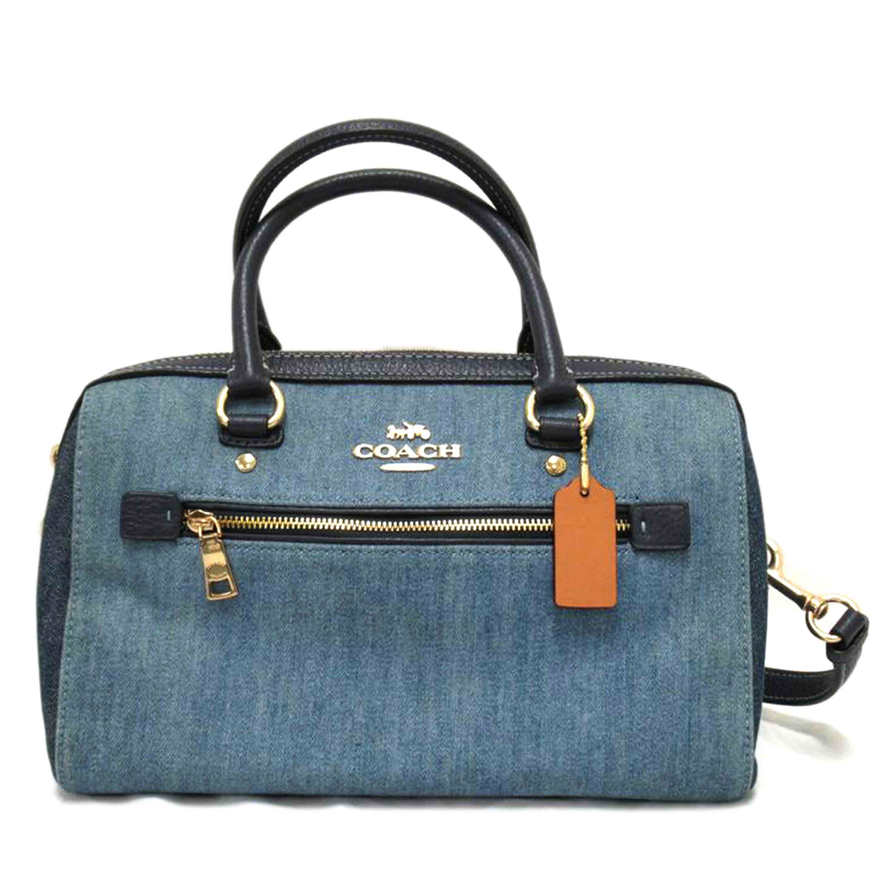 COACH/デニム2wayバッグ/C8584/M21**/ABランク/63【中古】