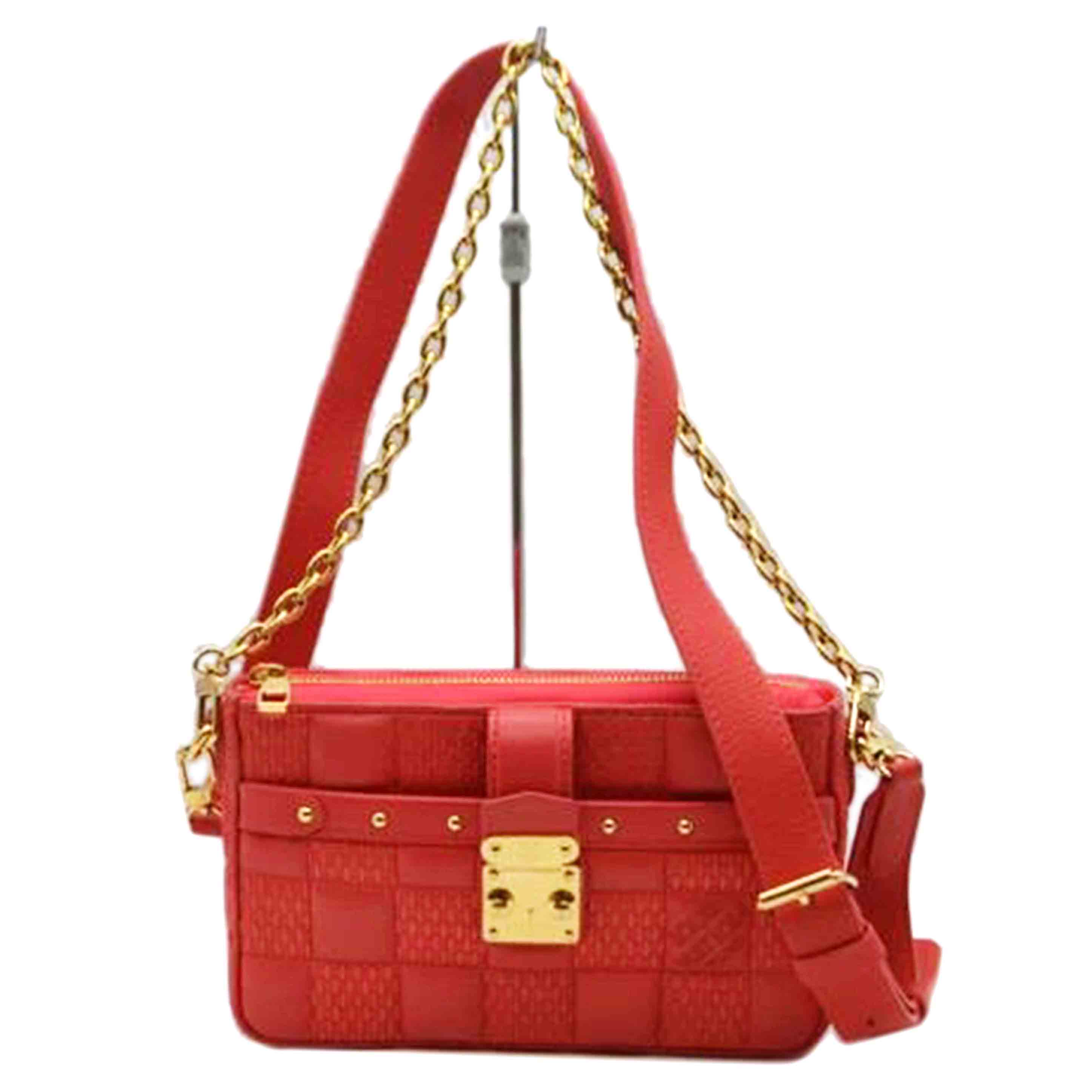 LOUIS VUITTON ルイ･ヴィトン/ポシェット･トロカ/ダミエ･ジャイアントレザー/ローズ/M59049/RFI****/SAランク/89【中古】