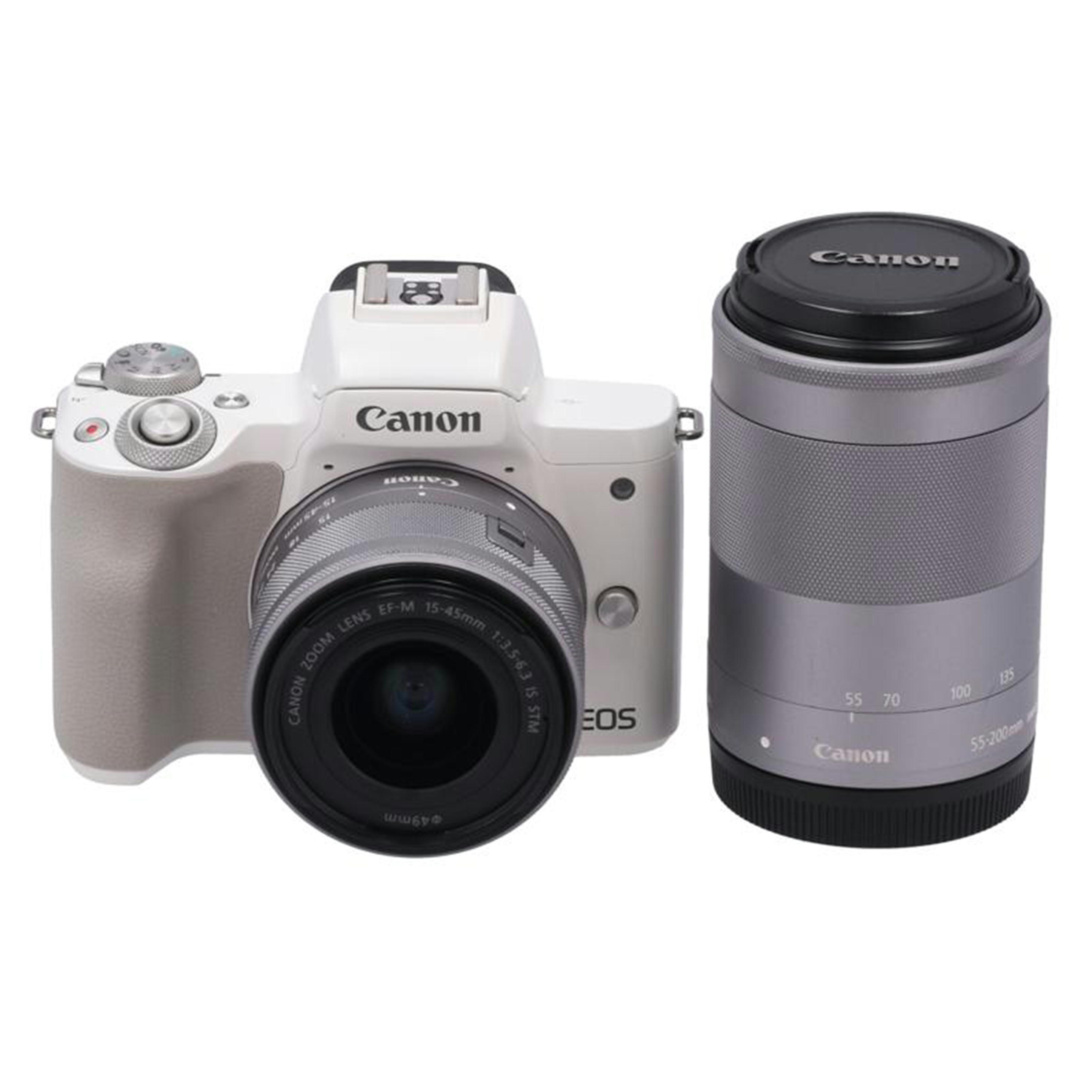 Canon キャノン/ミラーレス一眼/EOS Kiss M2 ダブルズームキット/041051007382/Bランク/78【中古】