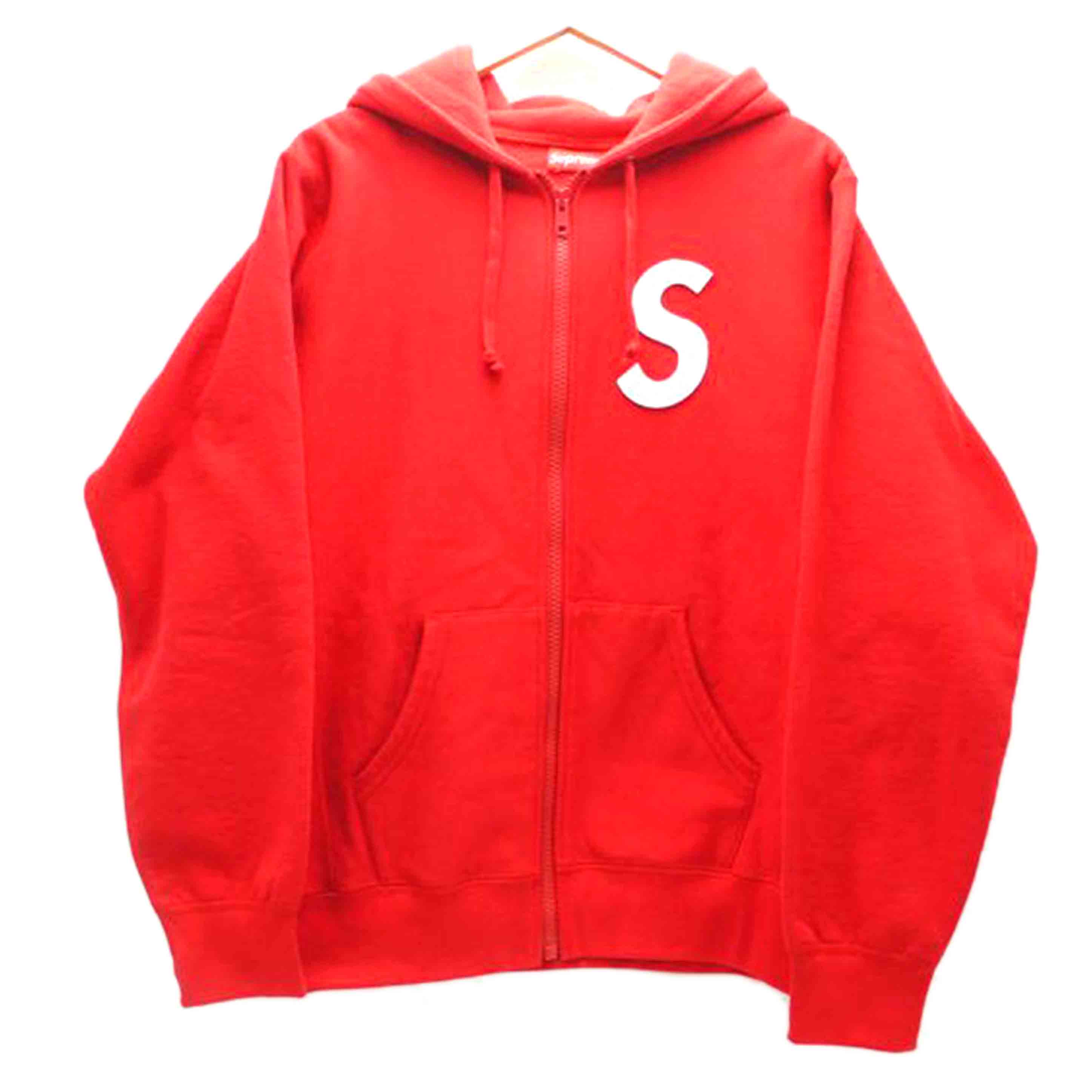 Supreme シュプリーム/キルトSロゴタイプパーカー/S序列付ける/69【中古】
