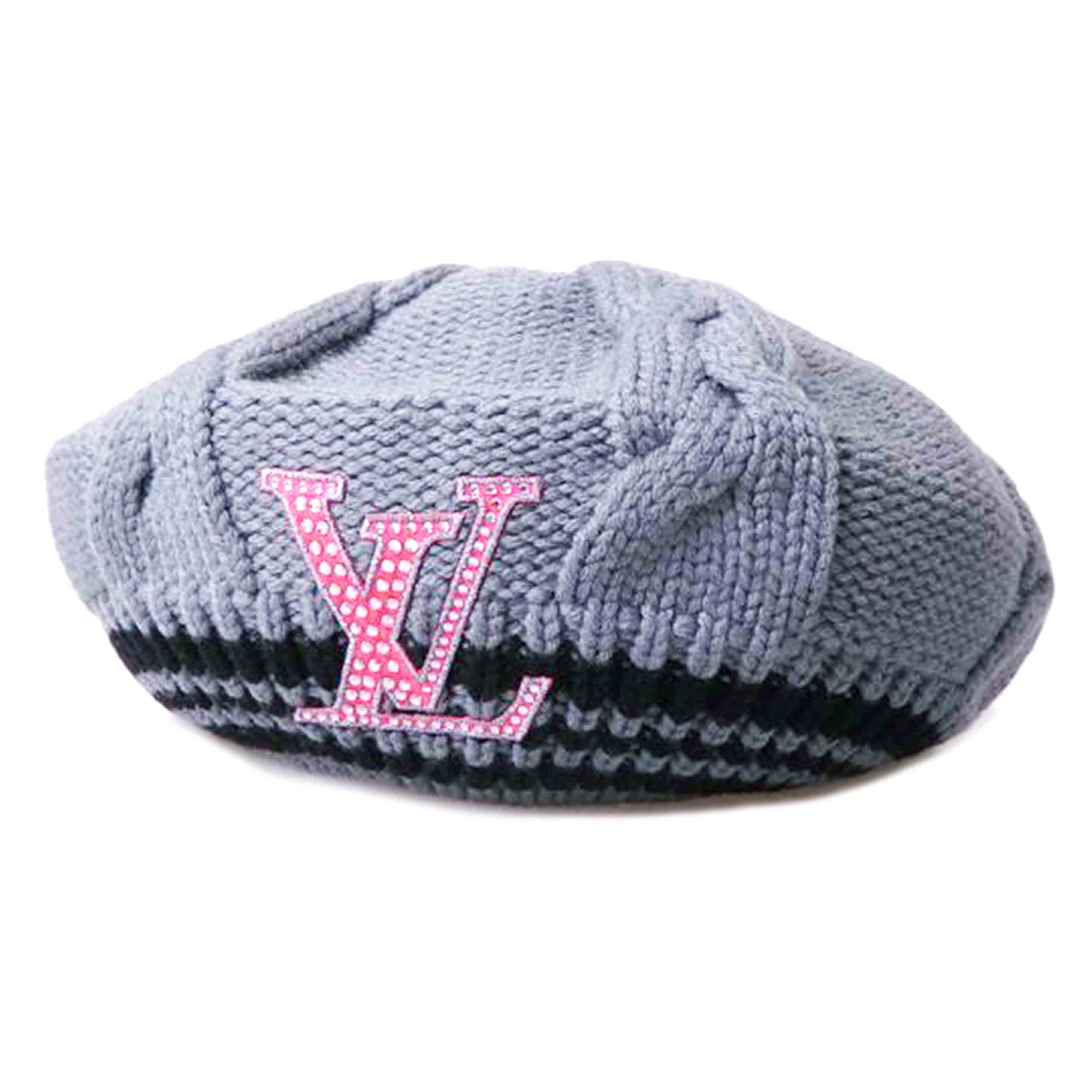 LOUIS VUITTON ルイ･ヴィトン/ベレ コロンビア/ニットベレー帽/グレー/M72706/415***/Aランク/76【中古】