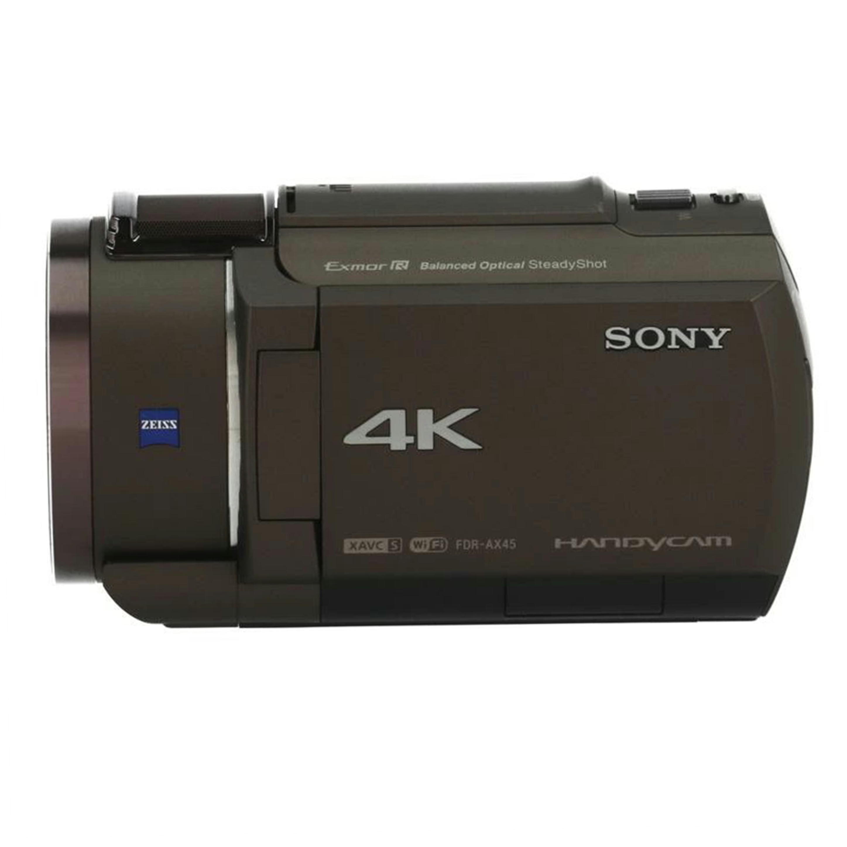 SONY ソニー/4Kテレビカメラ+付属物一揃いの道具/Handycam/FDR-AX45A/S0130511398/A位置づける/70【中古】