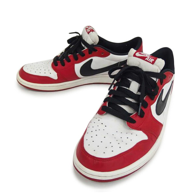 NIKE ナイキ/ AIR JORDAN 1 RETRO LOW CHICAGO (2016)/705329-600/B序列付ける/82【中古】