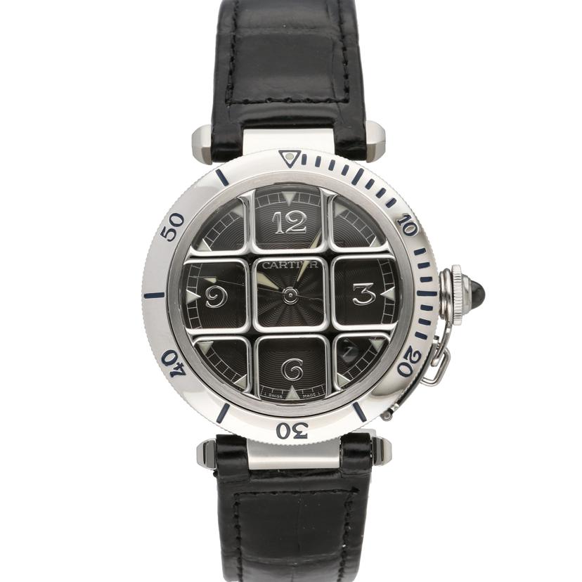 Cartier カルティエ/パシャグリッド/裏スケ/替ベルト付き/W3105255/482*****/Aランク/91【中古】