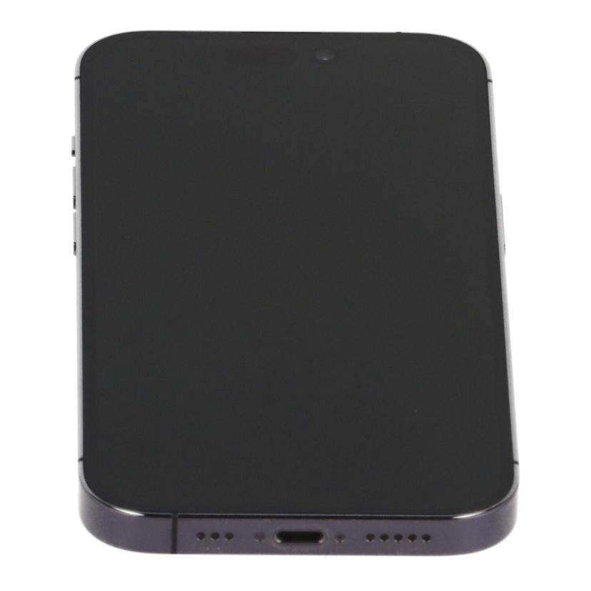 Apple SIMロックなし アップル/iPhone14Pro 256GB ディープパープル/MQ1E3J/A/HR9P9TP65L/ABランク/24【中古】