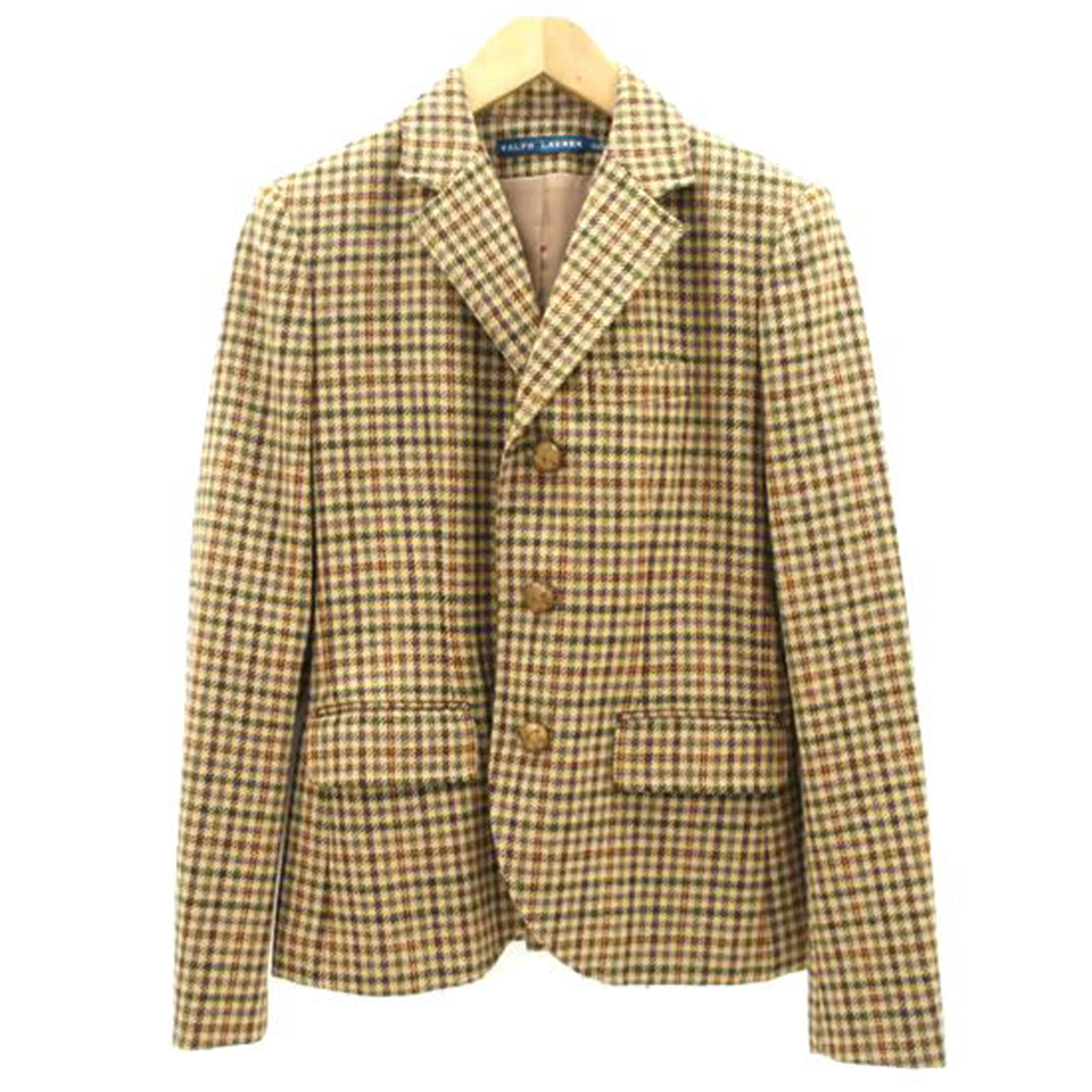 RALPH LAUREN ラルフローレン/ツイード ジャケット/Bランク/78【中古】